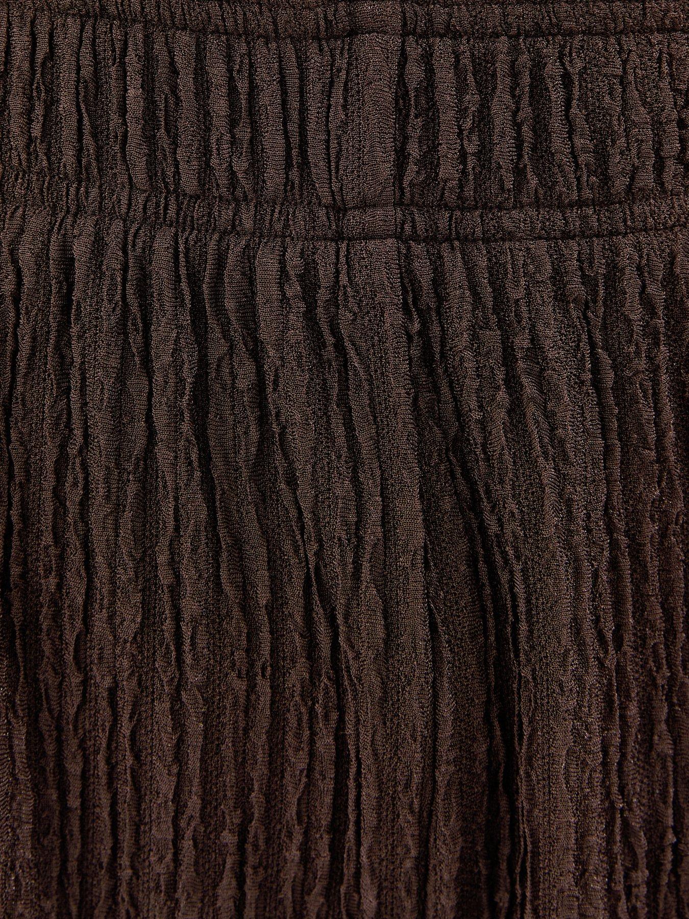 new-look-textured-jersey-wide-leg-trousers-browndetail