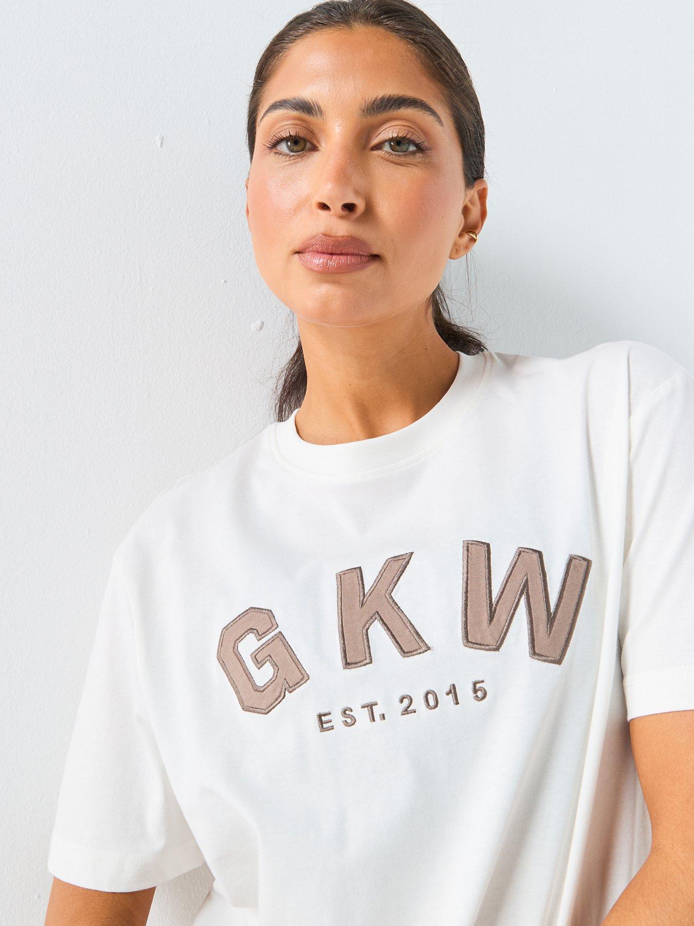 Image 4 of 6 of Gym King Womens W Boyfriend T-Shirt - Cream