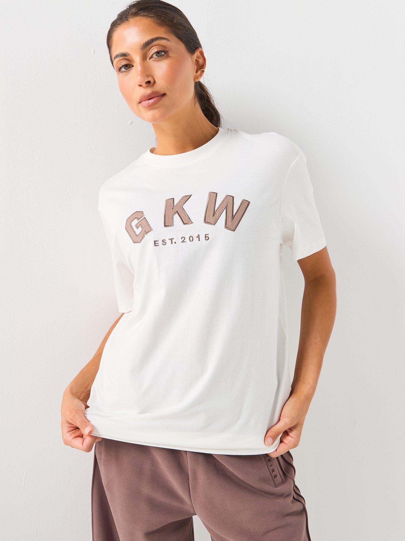 Image 5 of 6 of Gym King Womens W Boyfriend T-Shirt - Cream