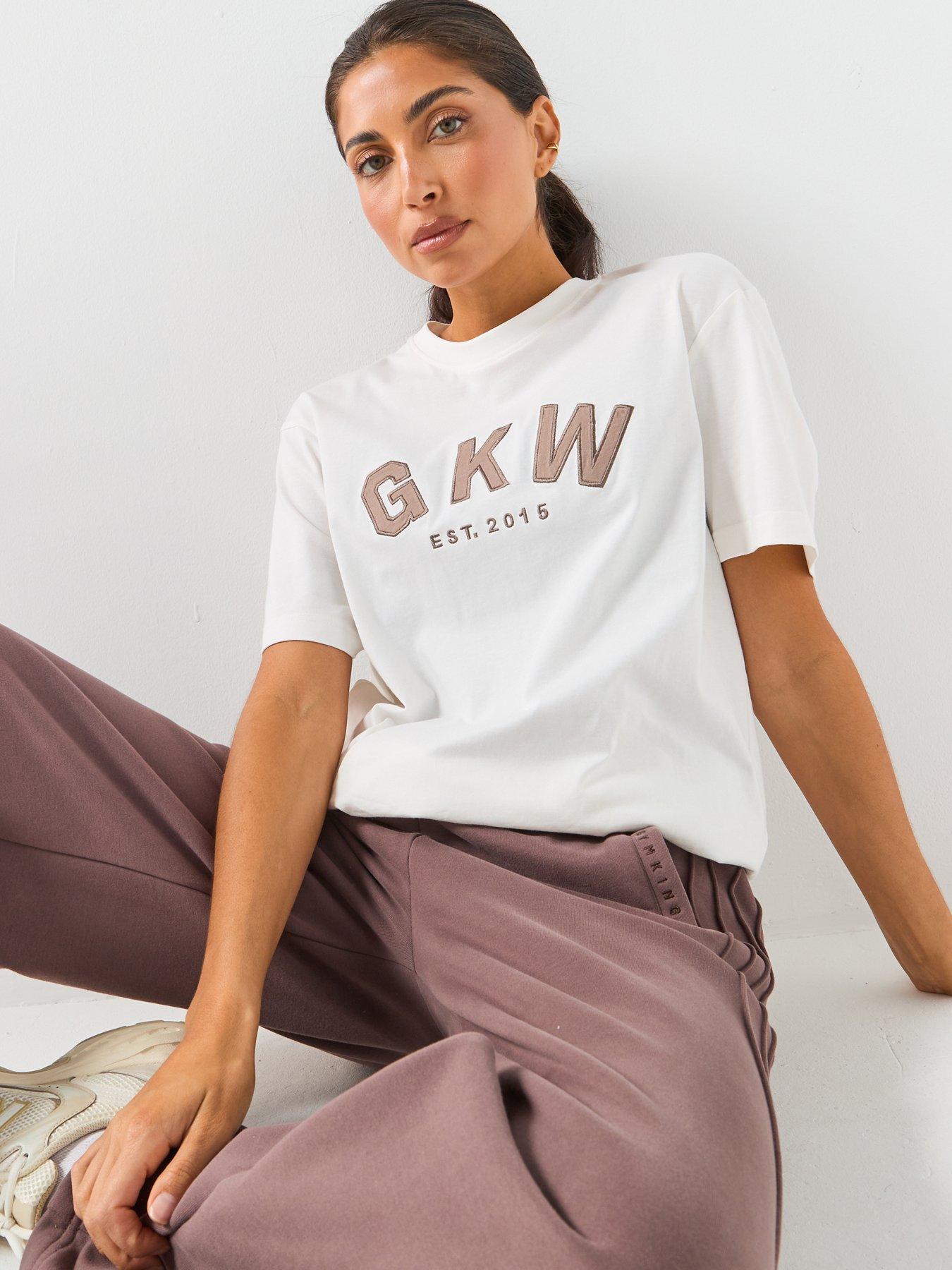 Image 6 of 6 of Gym King Womens W Boyfriend T-Shirt - Cream