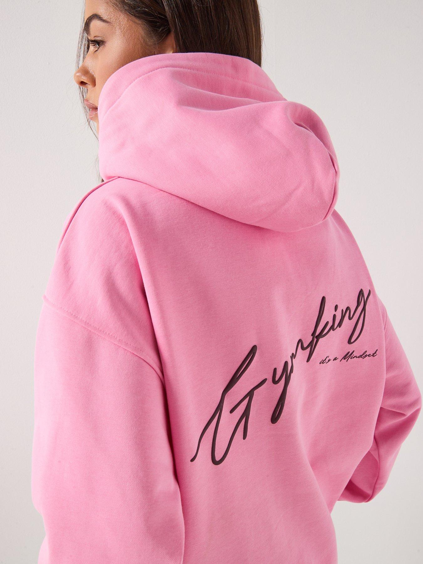 gym-king-womens-script-mindset-hoodie-pinkdetail