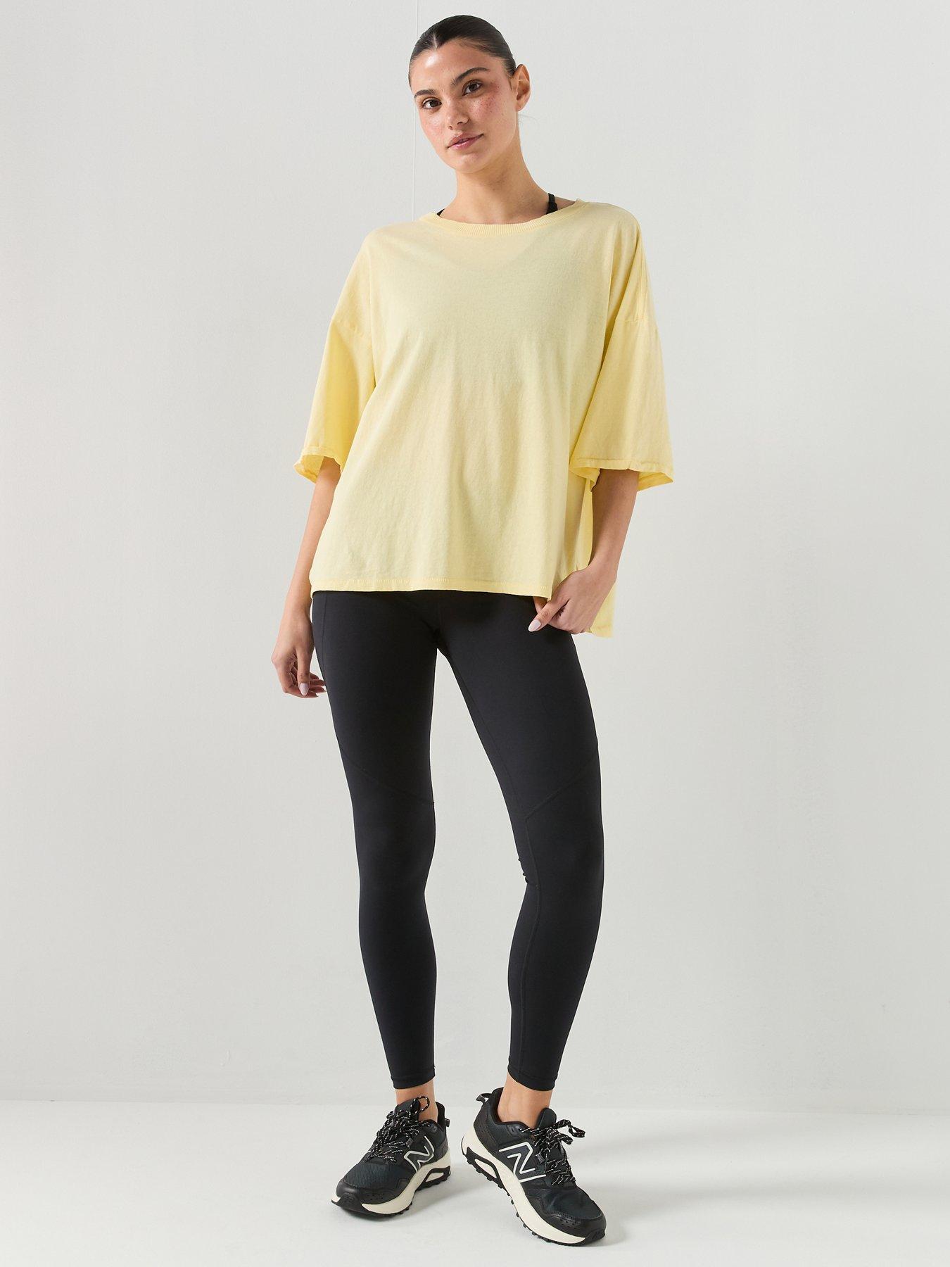 Image 3 of 5 of FP Movement Womens Training Tackle T-Shrit - Yellow