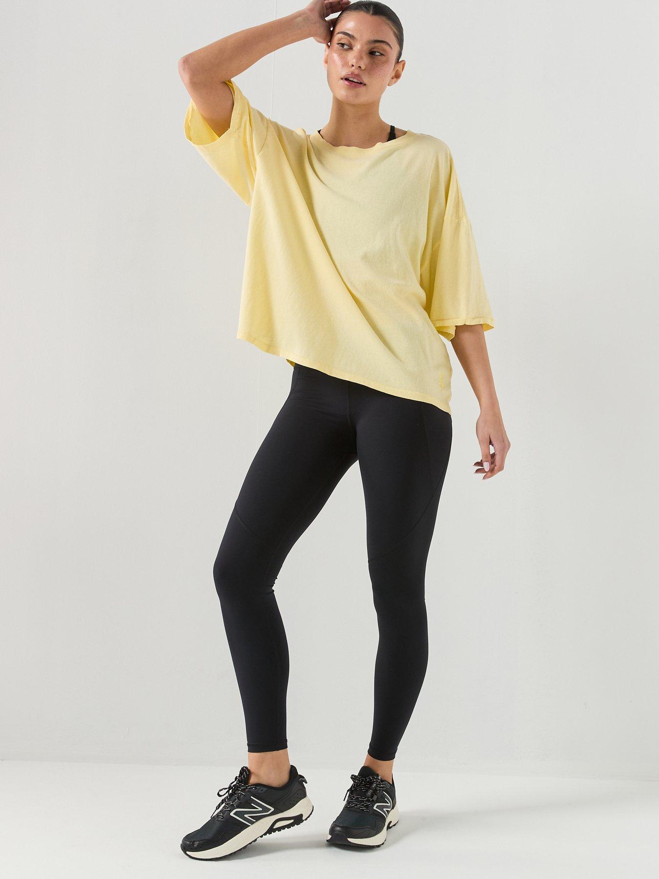 Image 5 of 5 of FP Movement Womens Training Tackle T-Shrit - Yellow