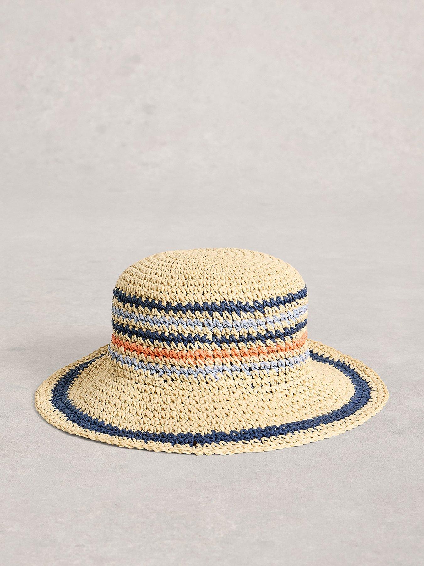 White Stuff Striped Bucket Hat
