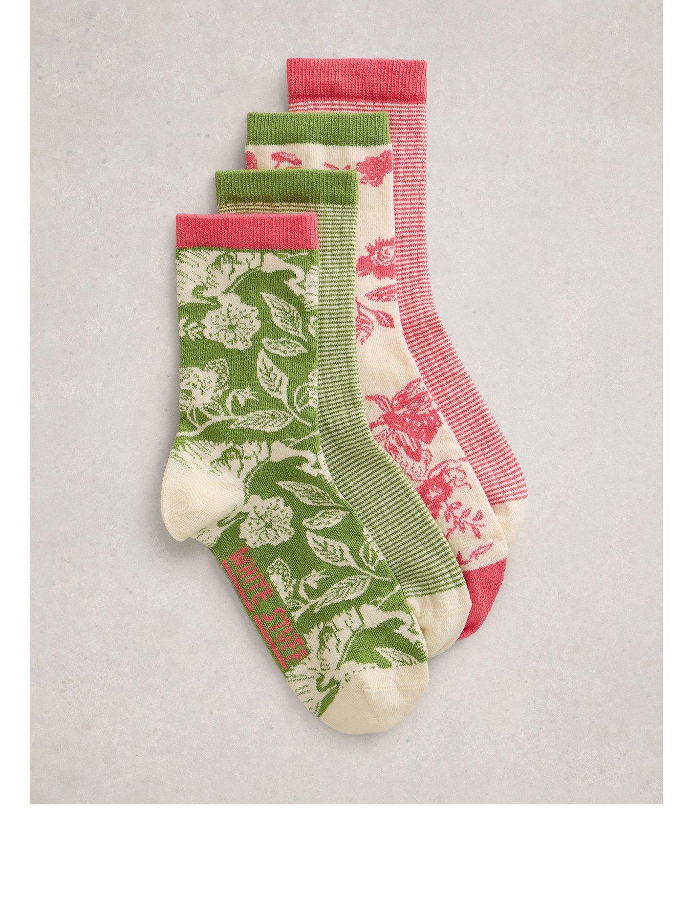 white-stuff-4pk-floral-print-stripe-sockfront
