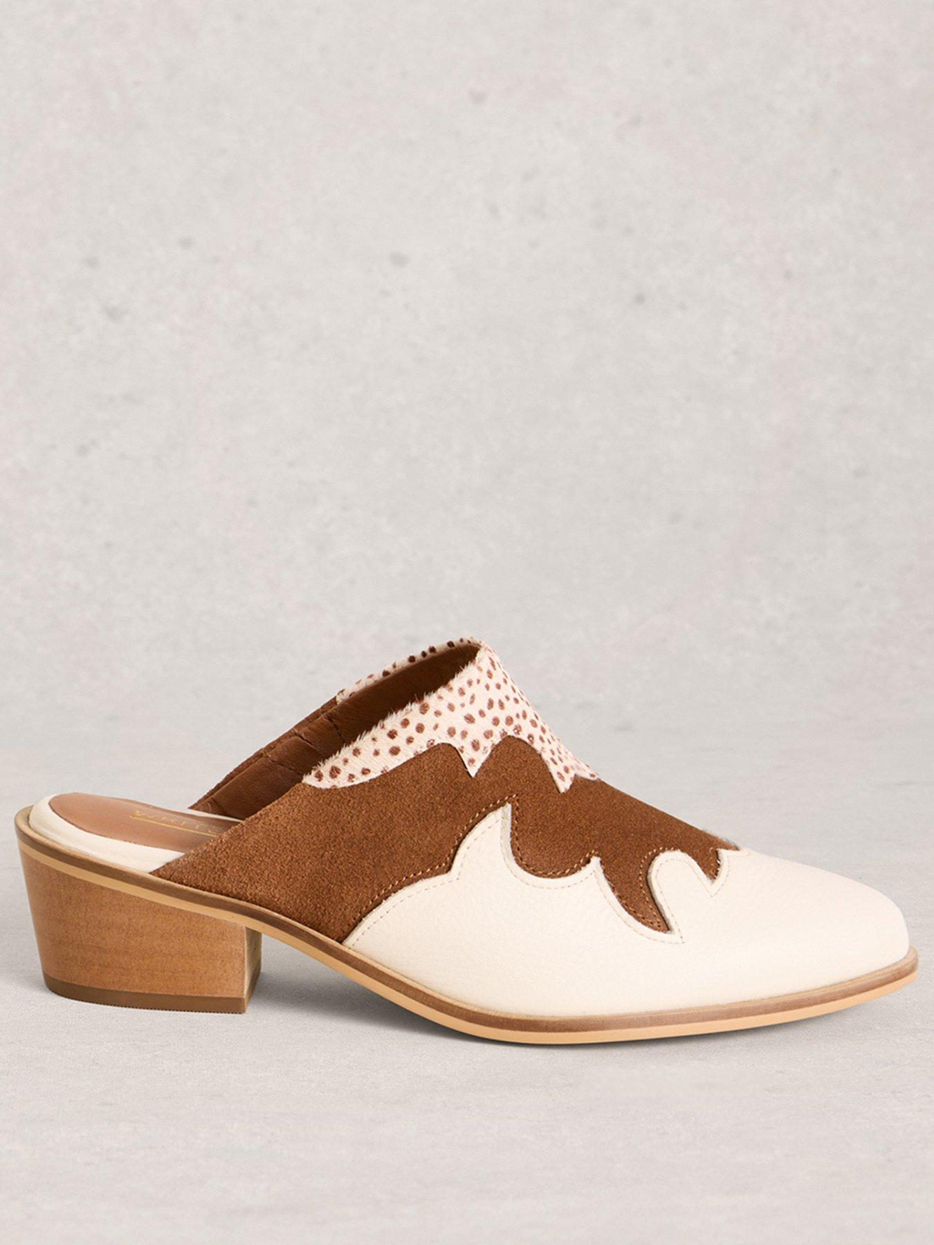 Image 1 of 4 of White Stuff Western Mule - White