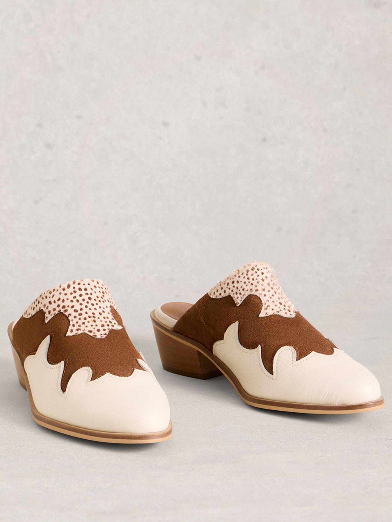 Image 2 of 4 of White Stuff Western Mule - White