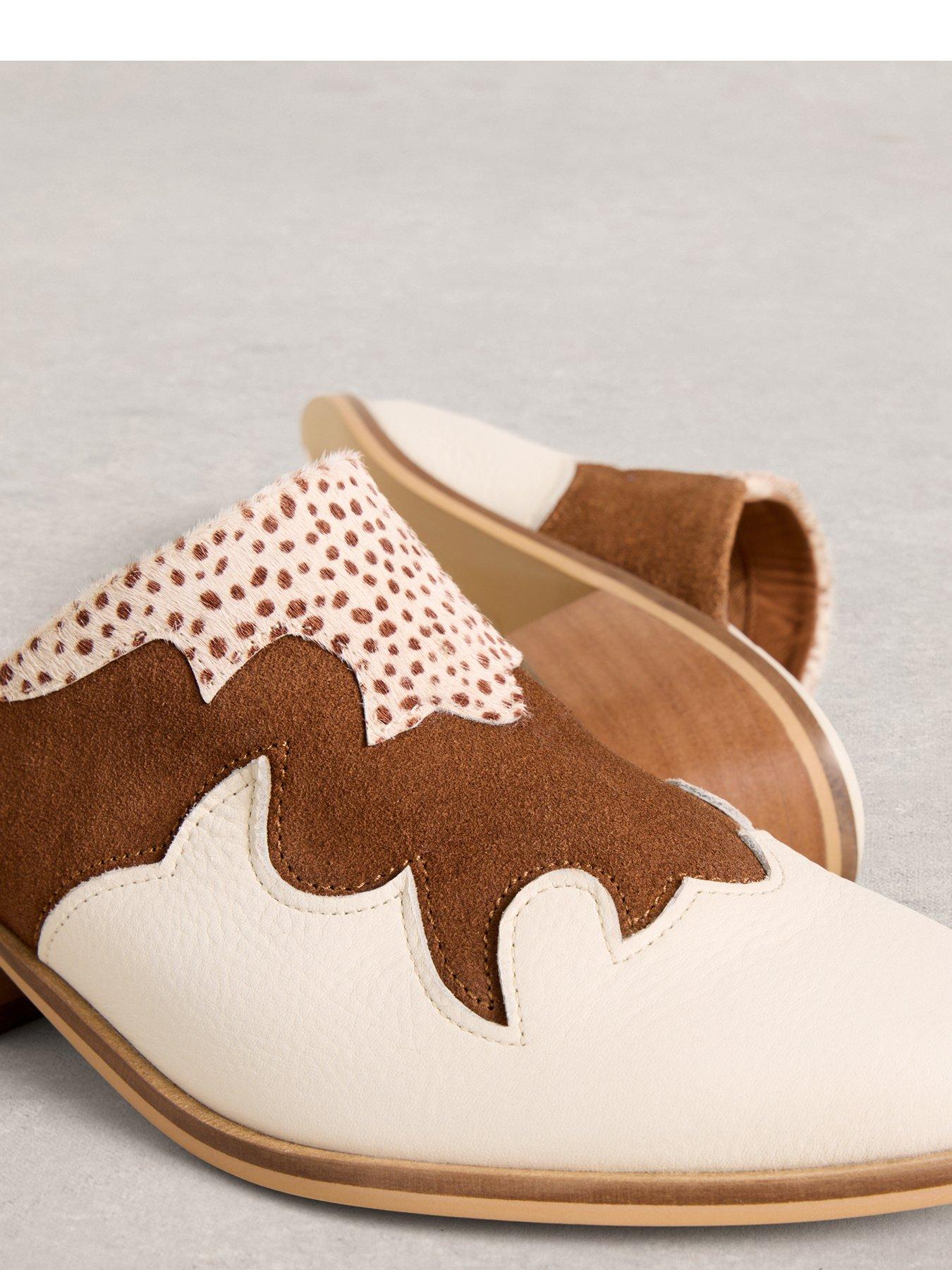 Image 4 of 4 of White Stuff Western Mule - White