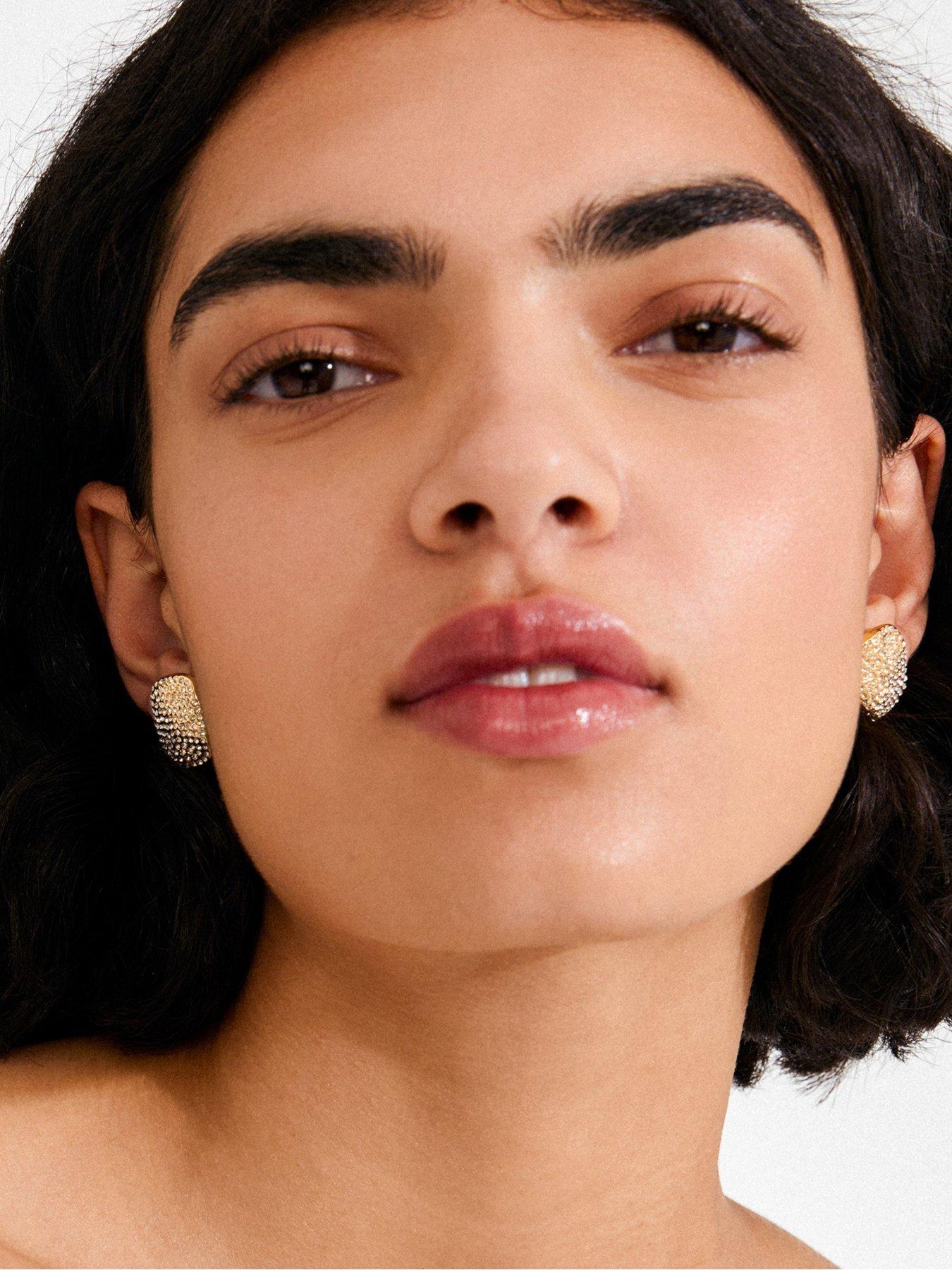 Image 2 of 4 of Pilgrim EMBER earrings gold-plated