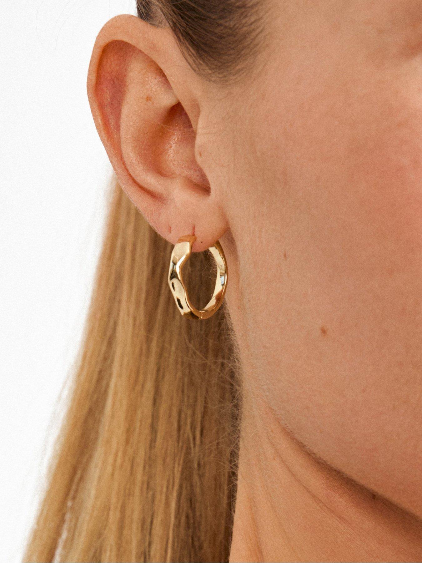 pilgrim-ember-hoop-earrings-gold-platedback