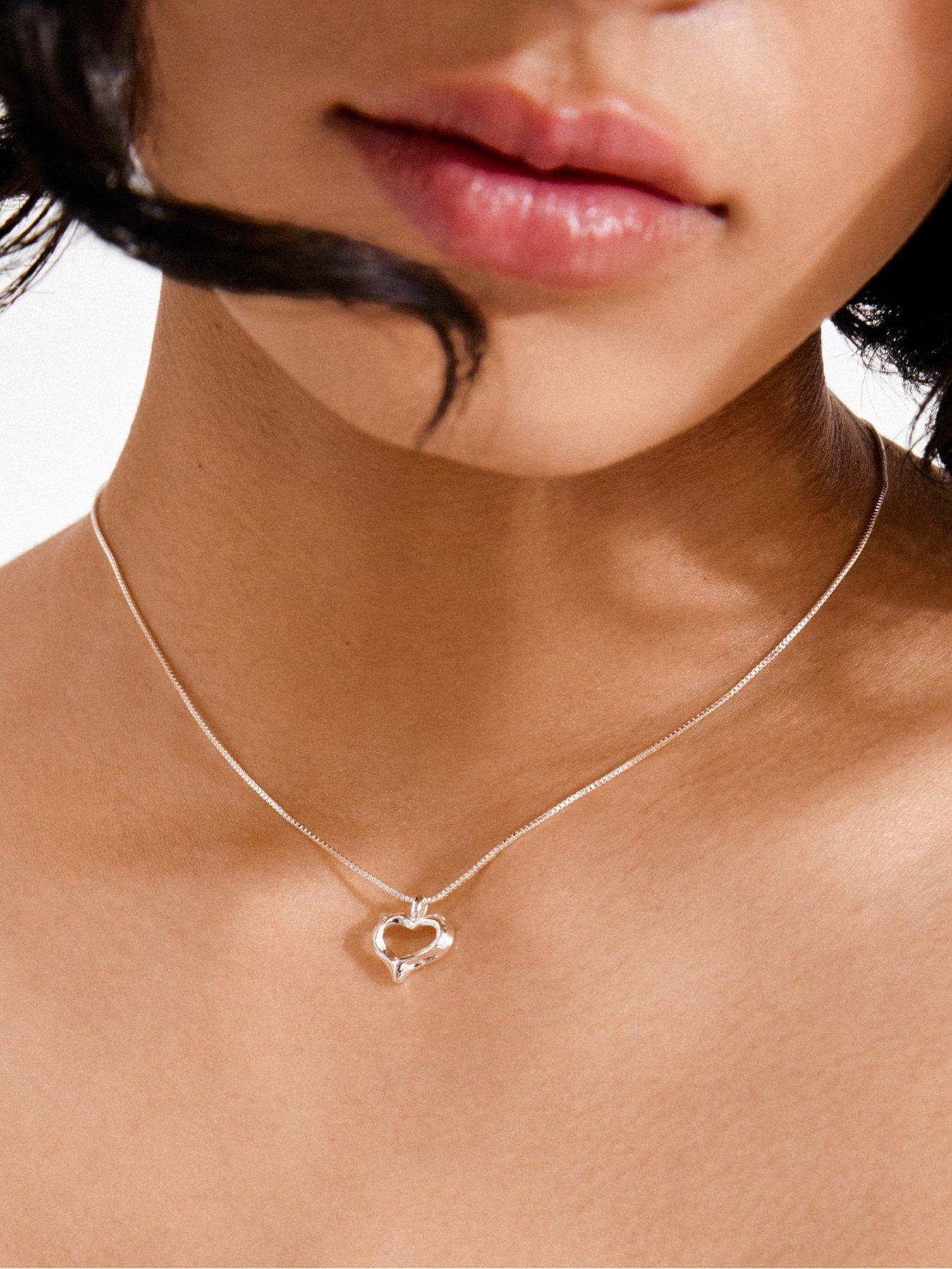 pilgrim-iris-necklace-silver-platedback