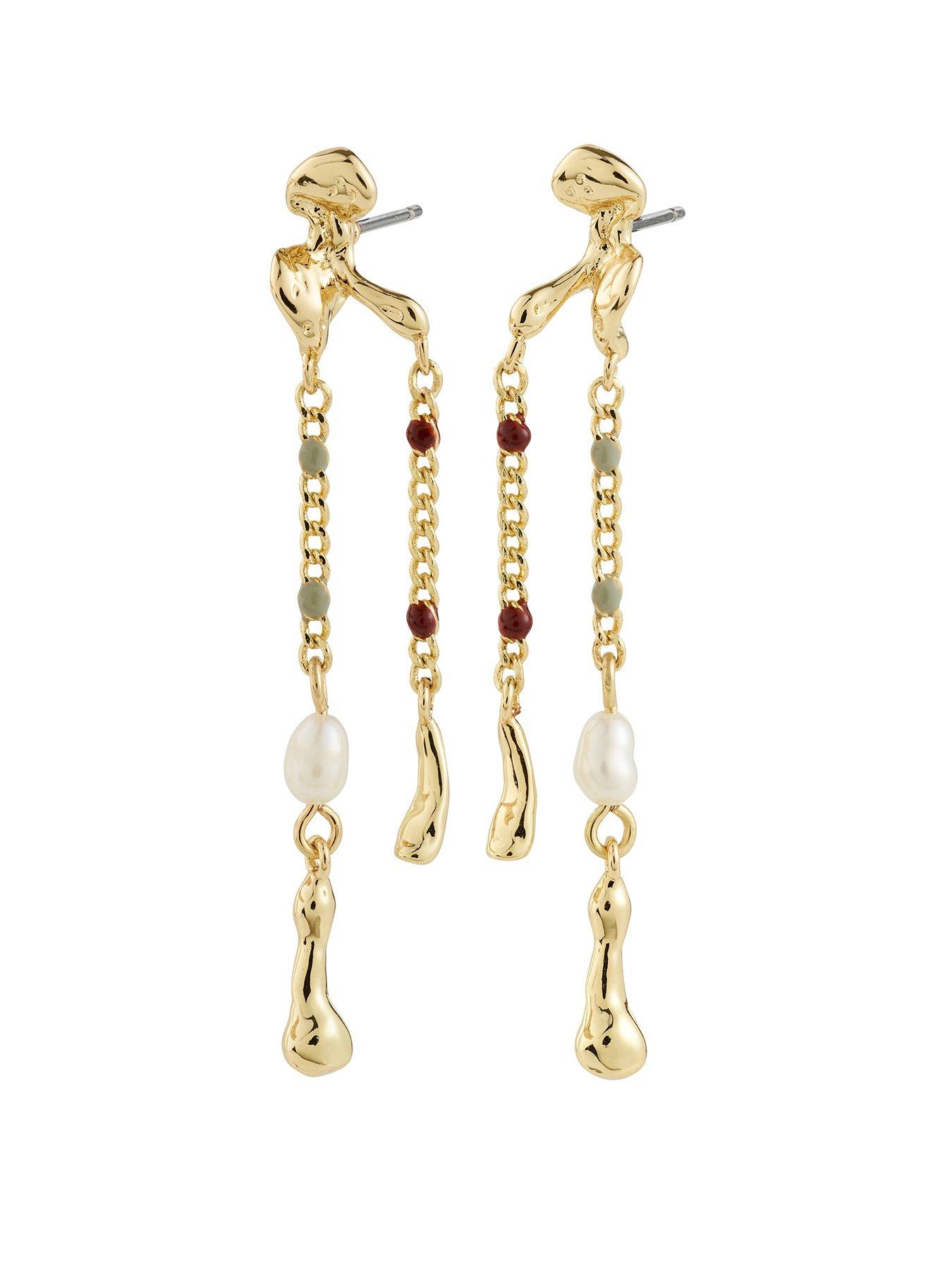 Image 1 of 3 of Pilgrim REGGIE earrings gold-plated