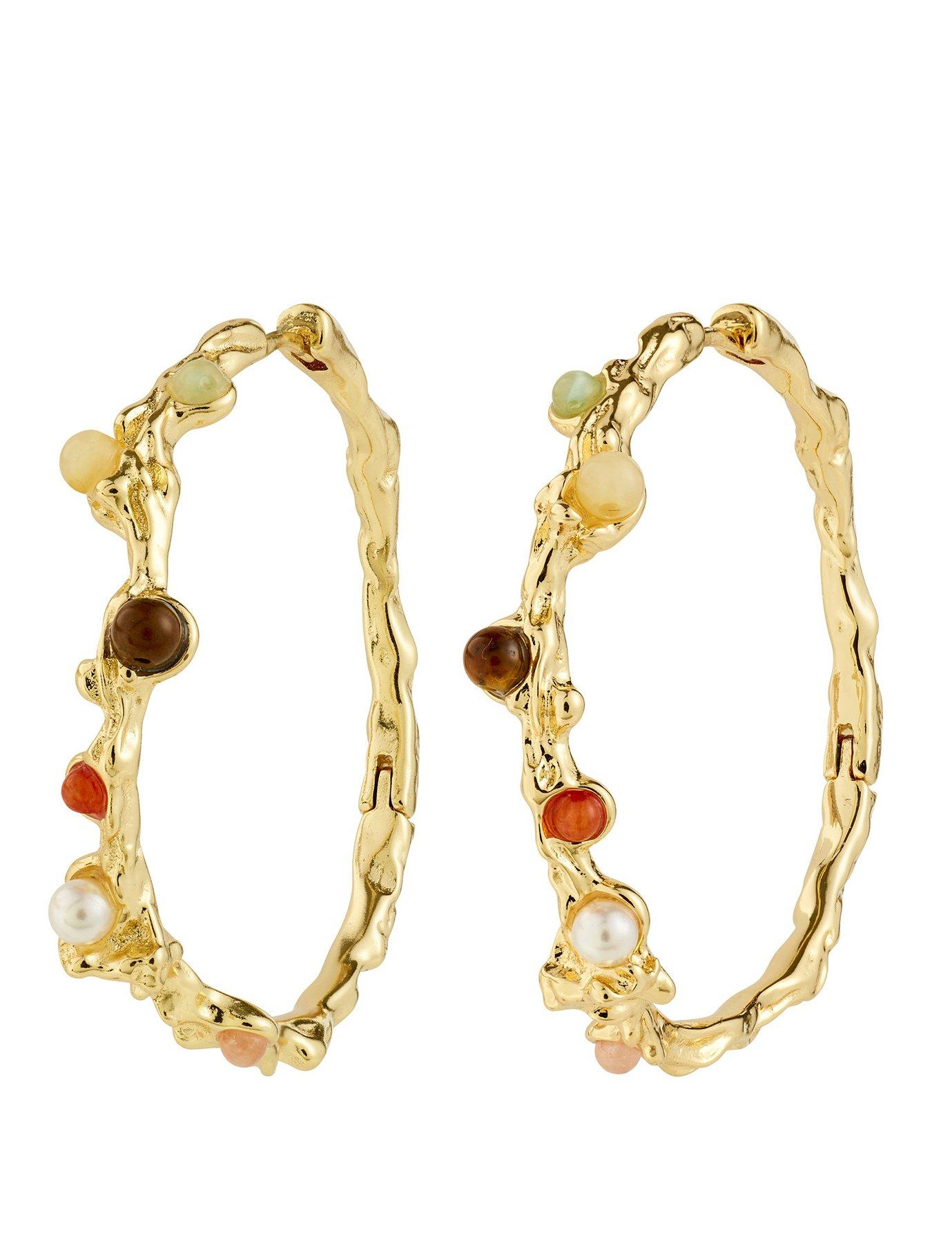 pilgrim-iris-hoop-earrings-gold-plated