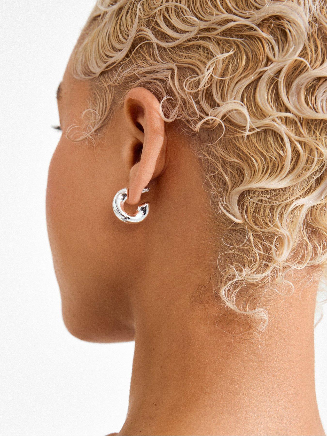 pilgrim-jennings-hoop-earrings-silver-platedstillFront