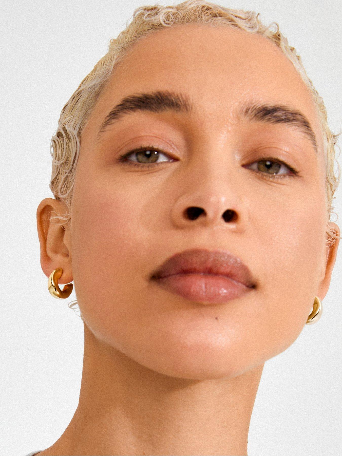 Image 1 of 3 of Pilgrim JENNINGS hoop earrings gold-plated