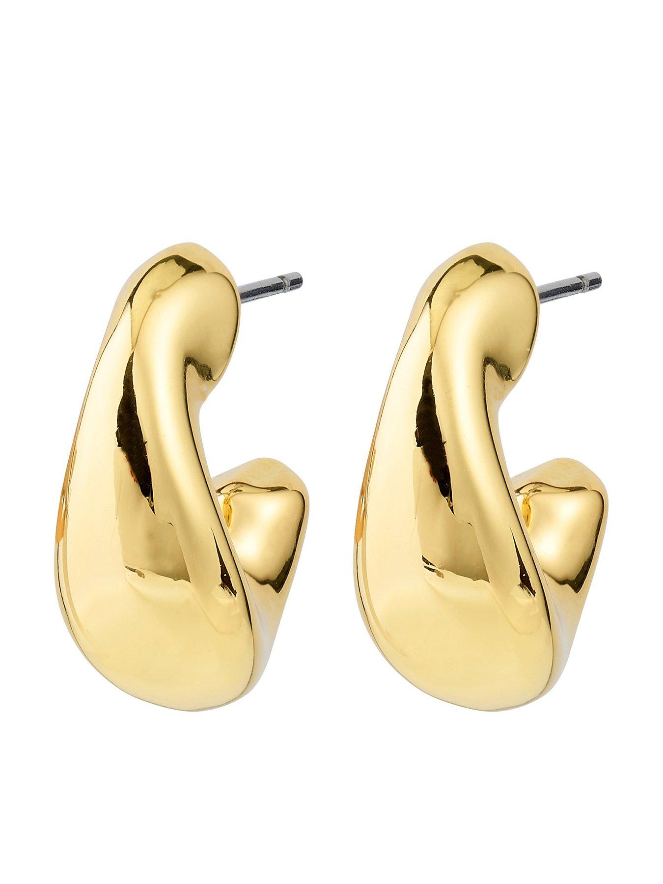 Image 2 of 3 of Pilgrim JENNINGS hoop earrings gold-plated