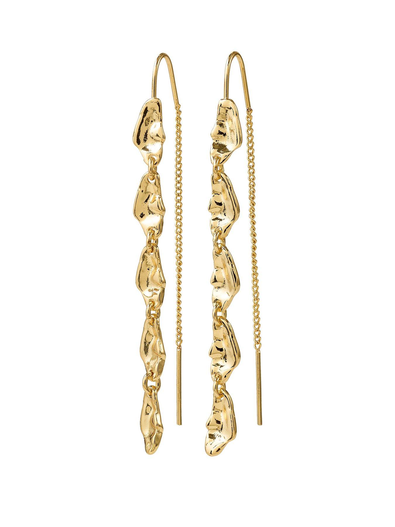 pilgrim-eliyah-chain-earrings-gold-plated