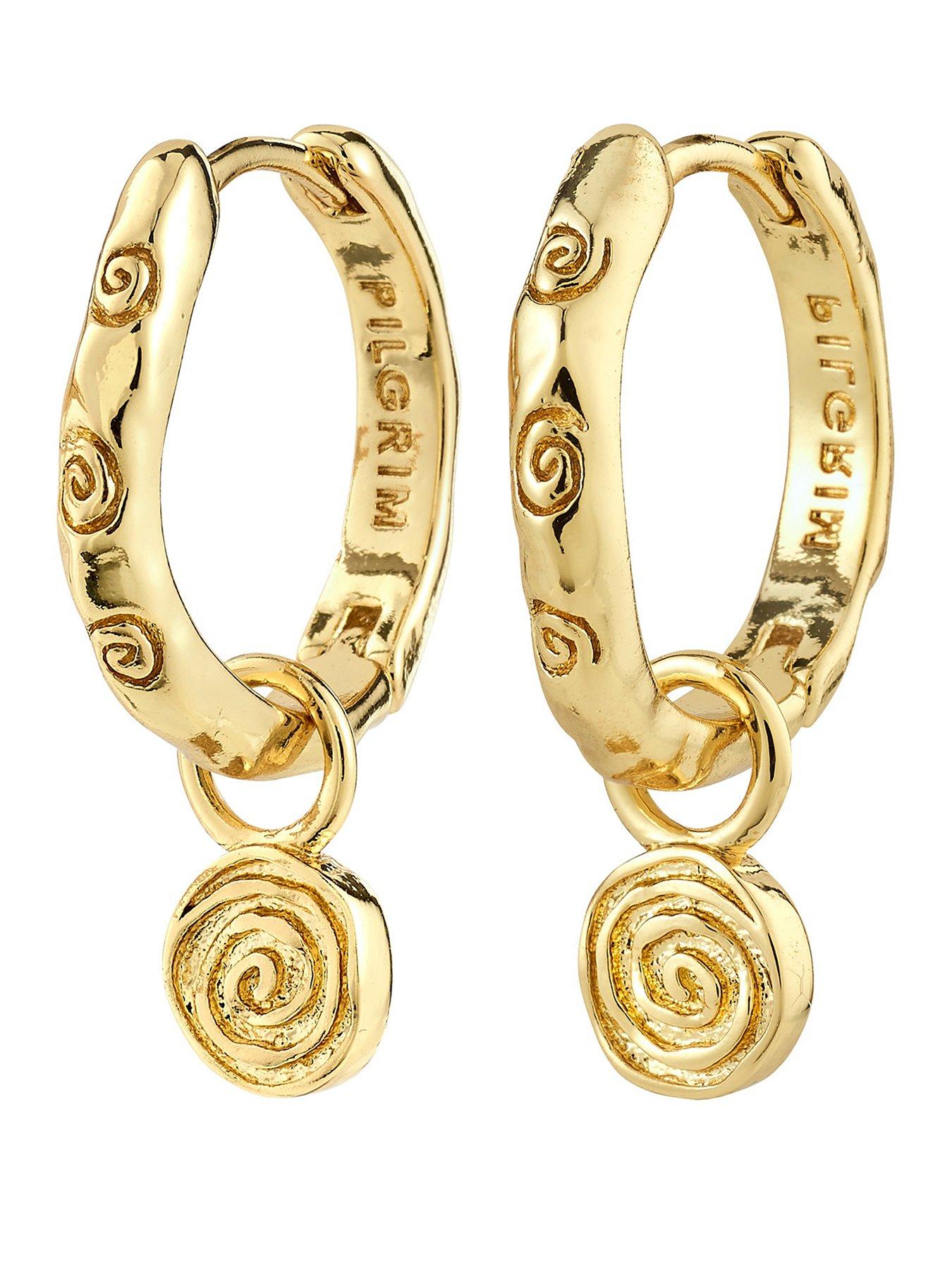 pilgrim-fire-hoop-earrings-gold-plated