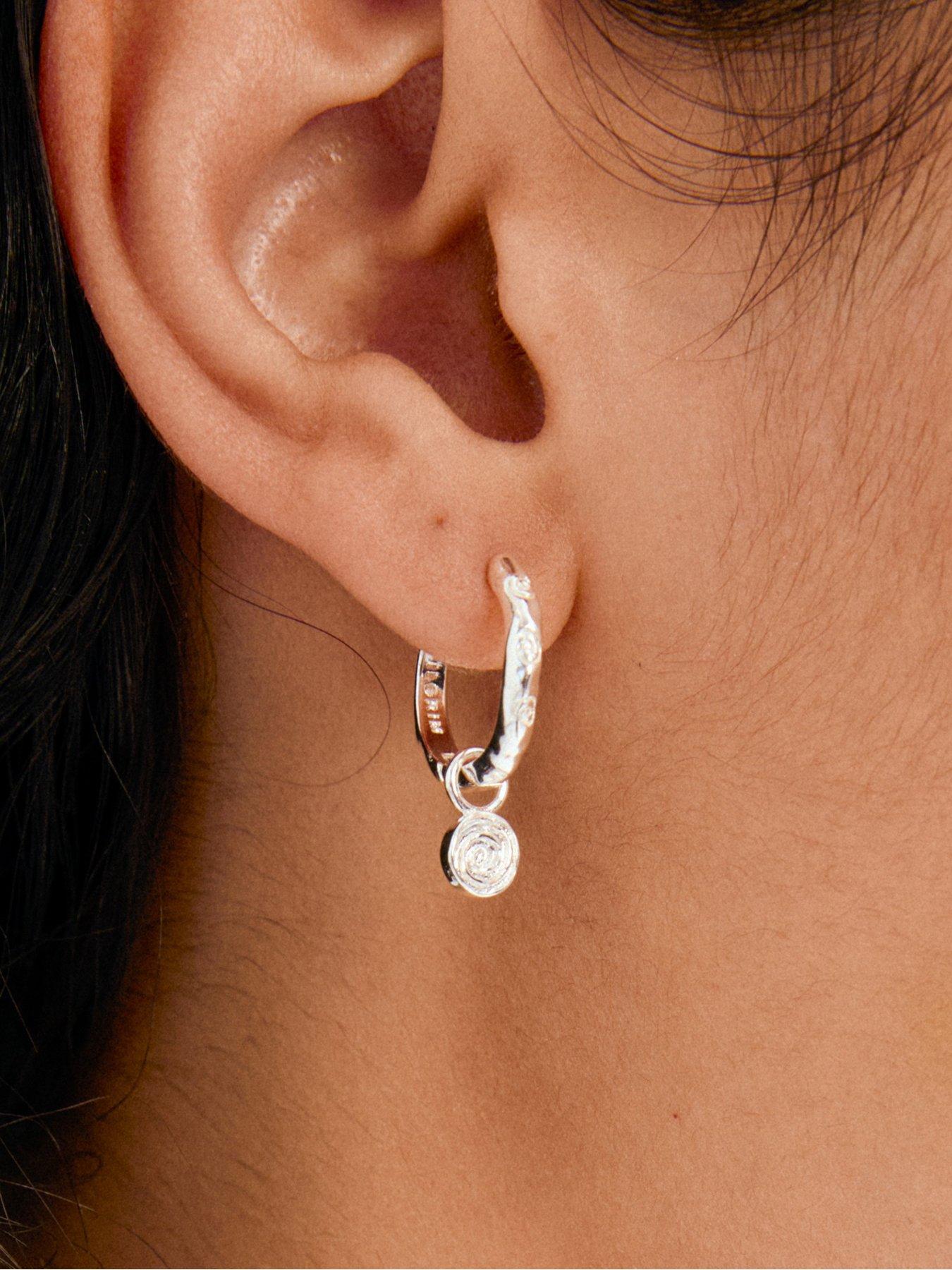 pilgrim-fire-hoop-earrings-silver-platedoutfit