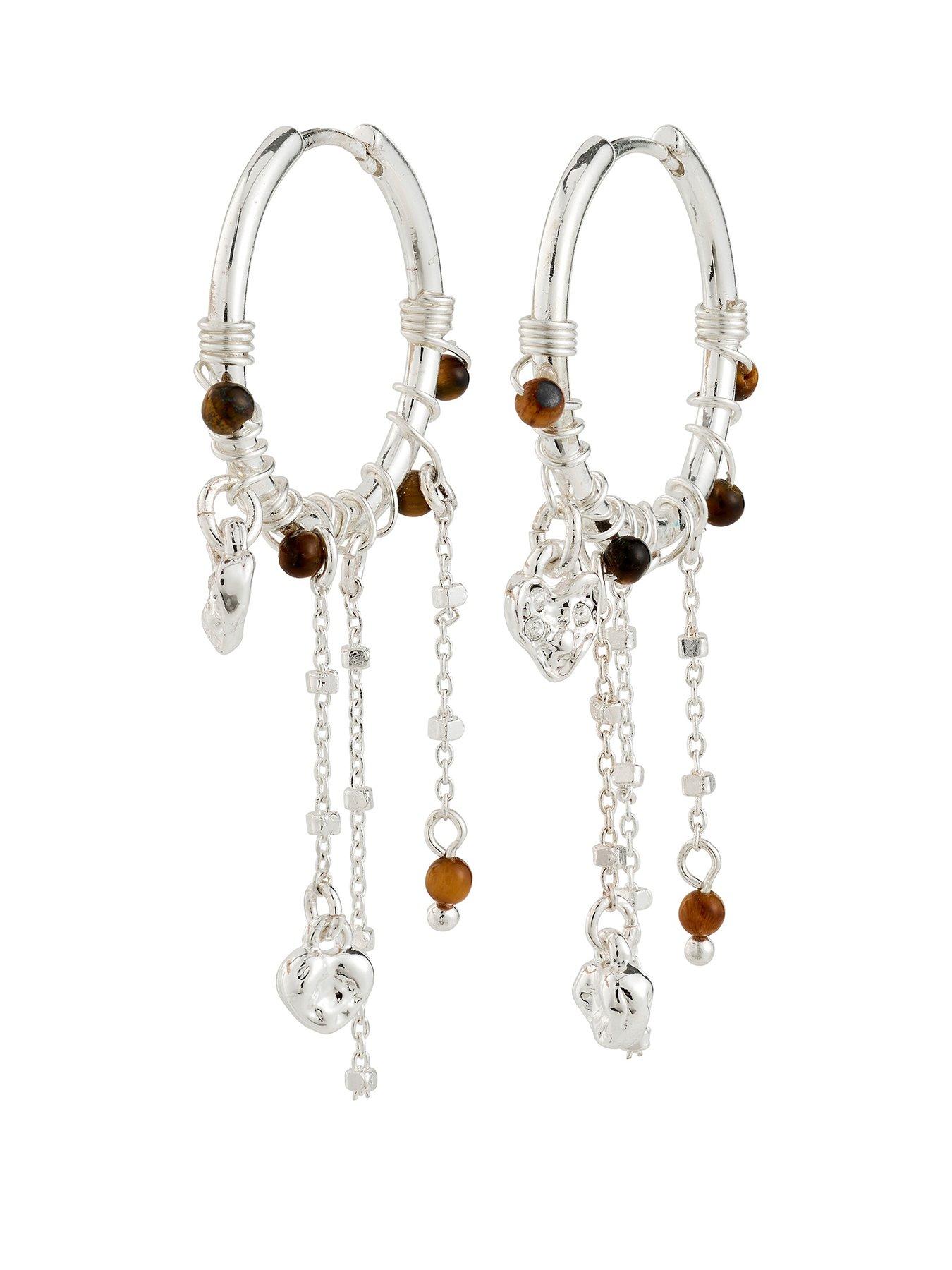 Image 1 of 3 of Pilgrim MYLAN earrings silver-plated