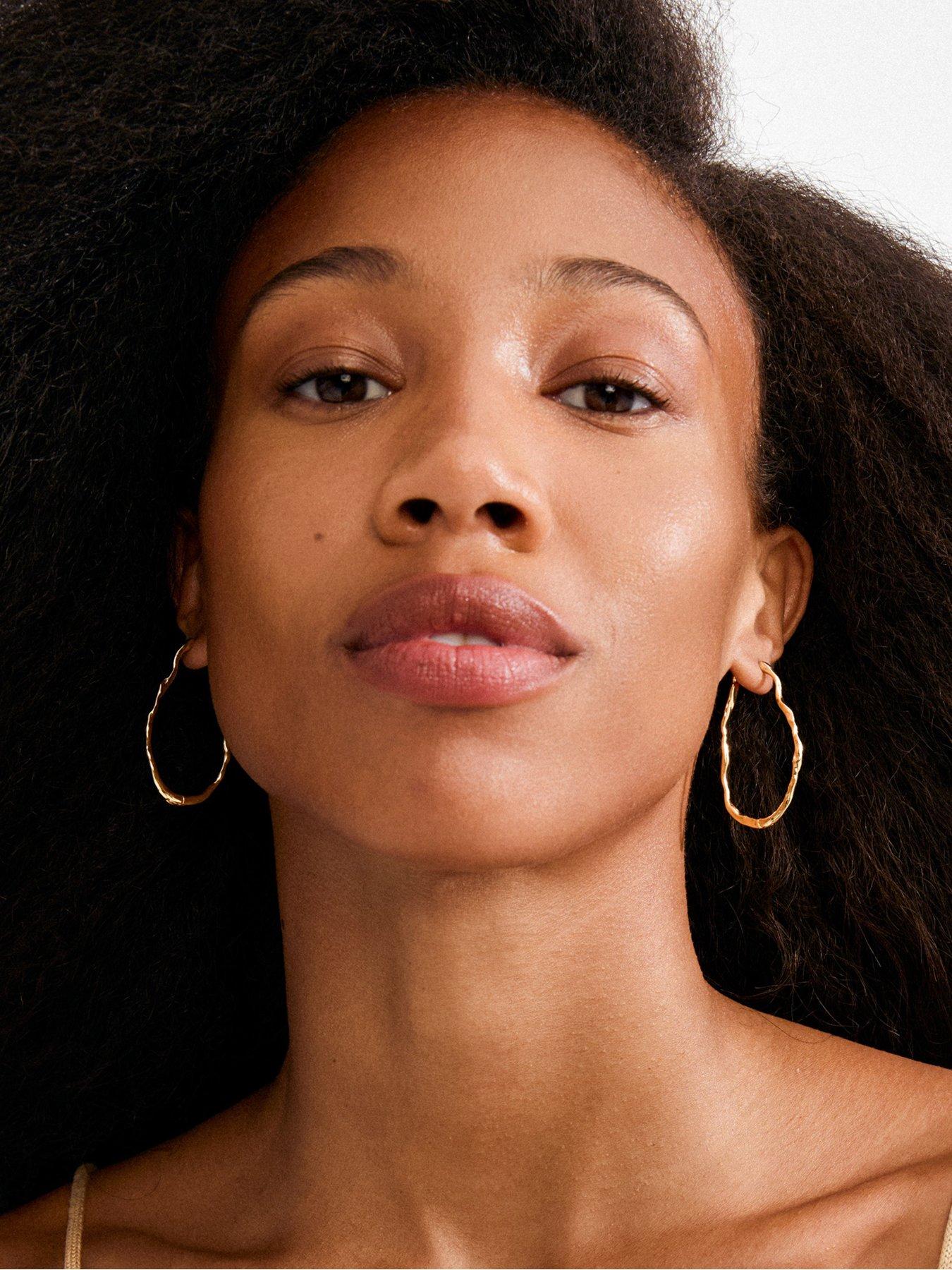 pilgrim-timber-hoop-earrings-gold-platedstillFront