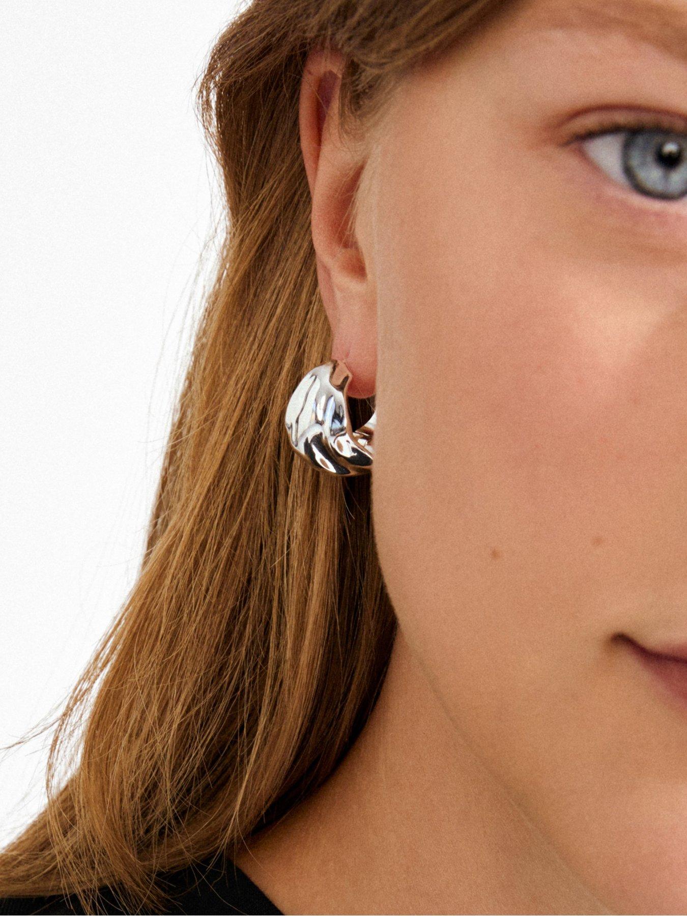 Image 2 of 3 of Pilgrim JOHNNIE earrings silver-plated