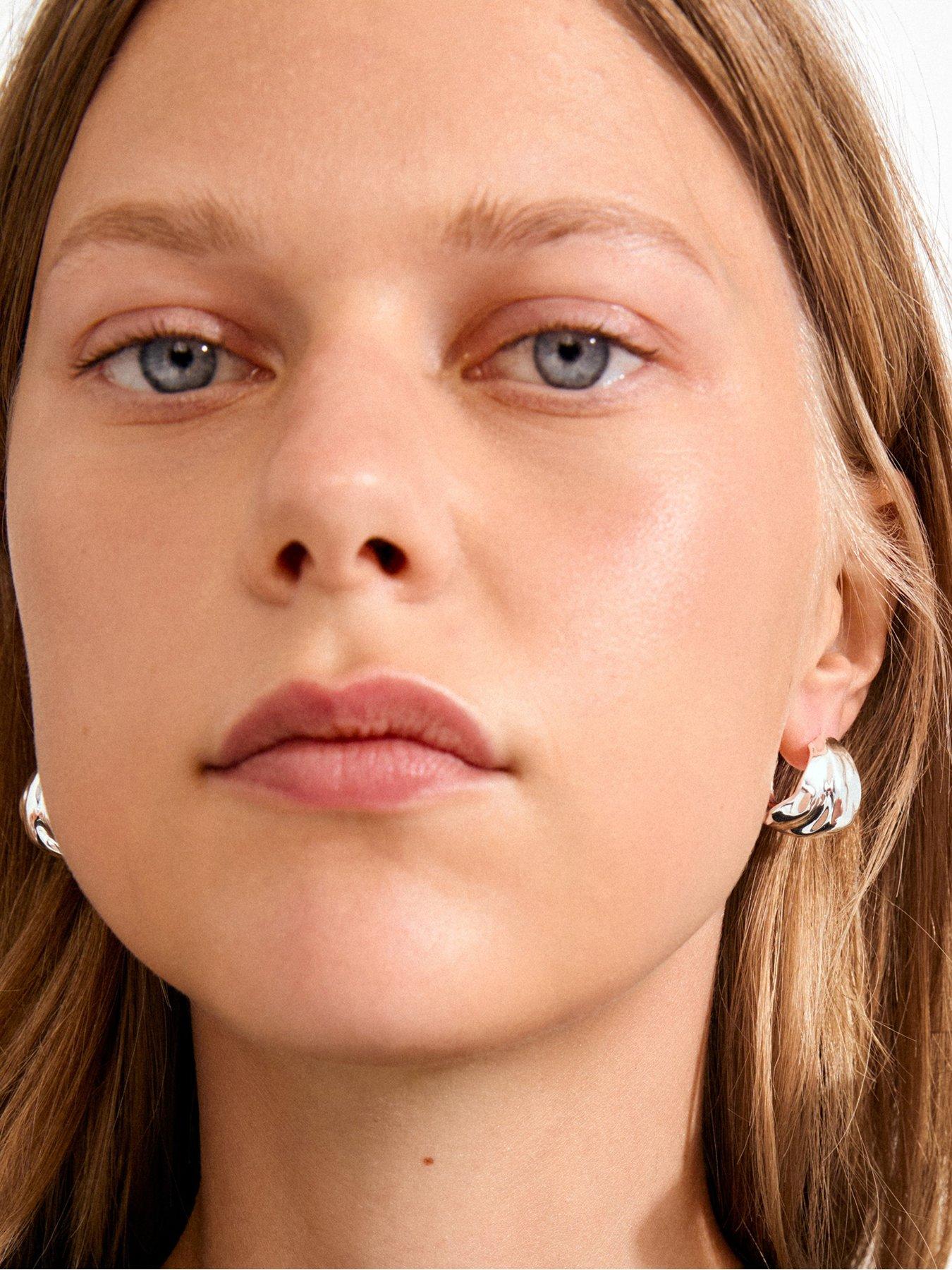 Image 3 of 3 of Pilgrim JOHNNIE earrings silver-plated