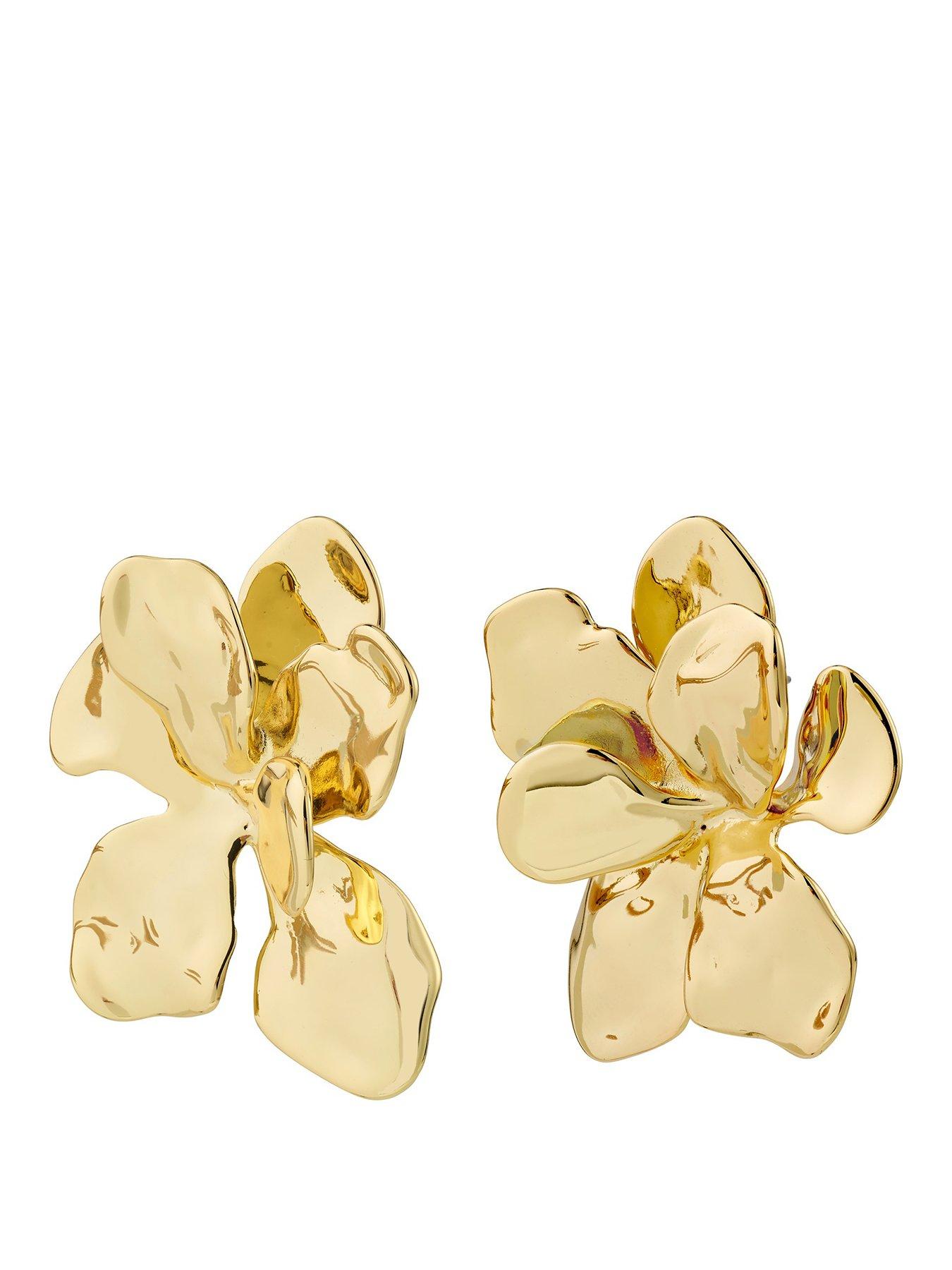 pilgrim-halen-earrings-gold-platedfront