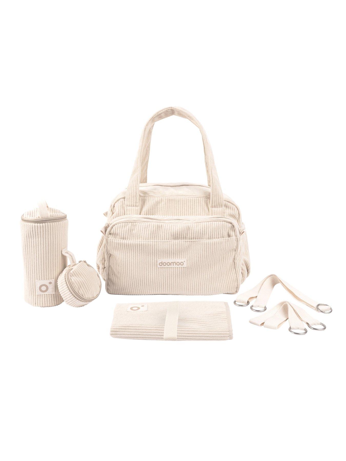 babymoov-changing-bag-fluffy-corduroy-beigefront