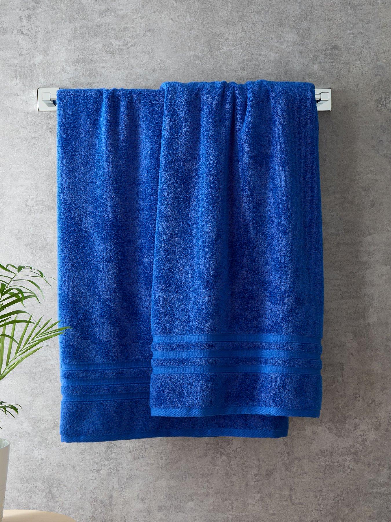 Catherine Lansfield Zero Twist 100% Cotton Hand Towel Hot Pink