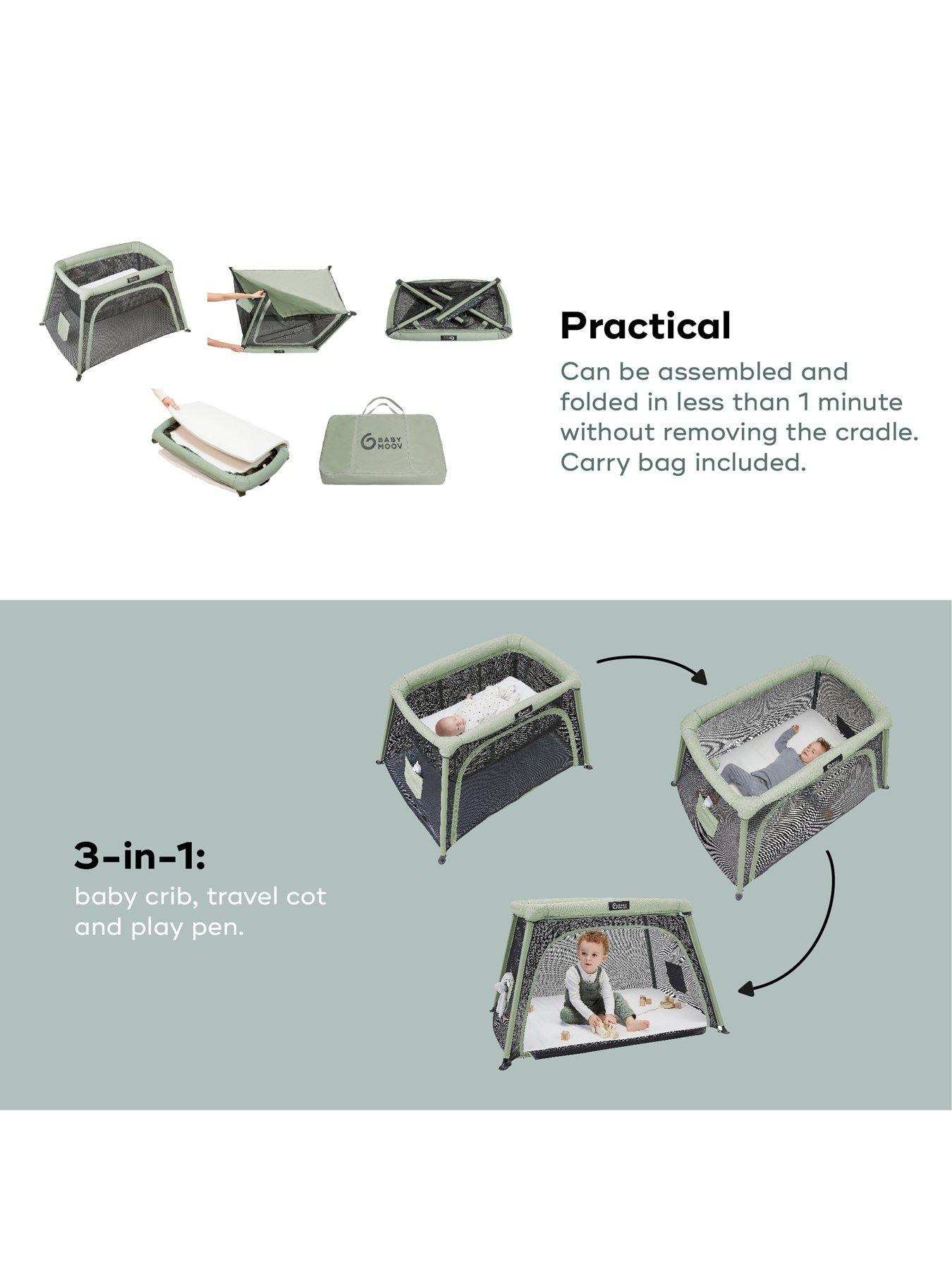 Image 3 of 7 of Babymoov Travel cot 3 in 1 Moov &amp; Comfy