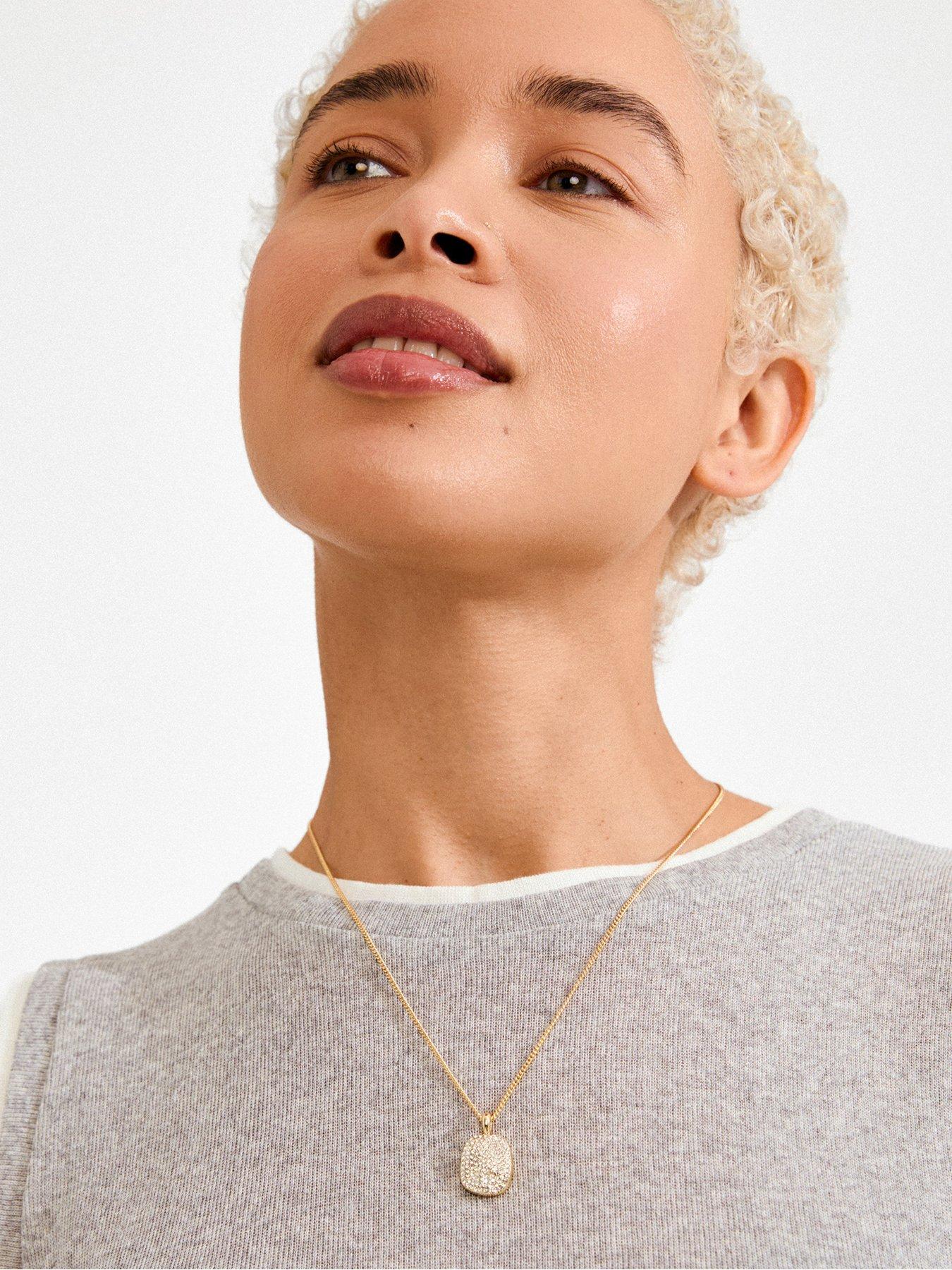 Image 2 of 4 of Pilgrim EMBER necklace gold-plated