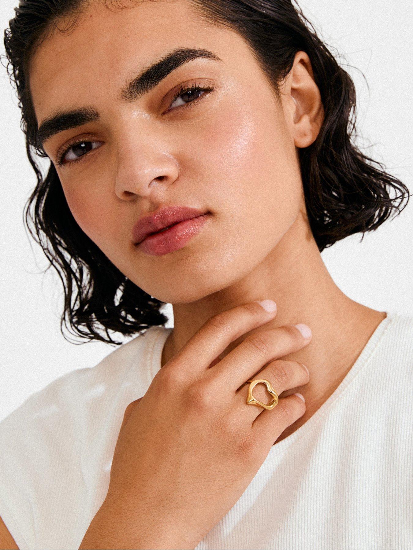 pilgrim-iris-ring-gold-platedoutfit