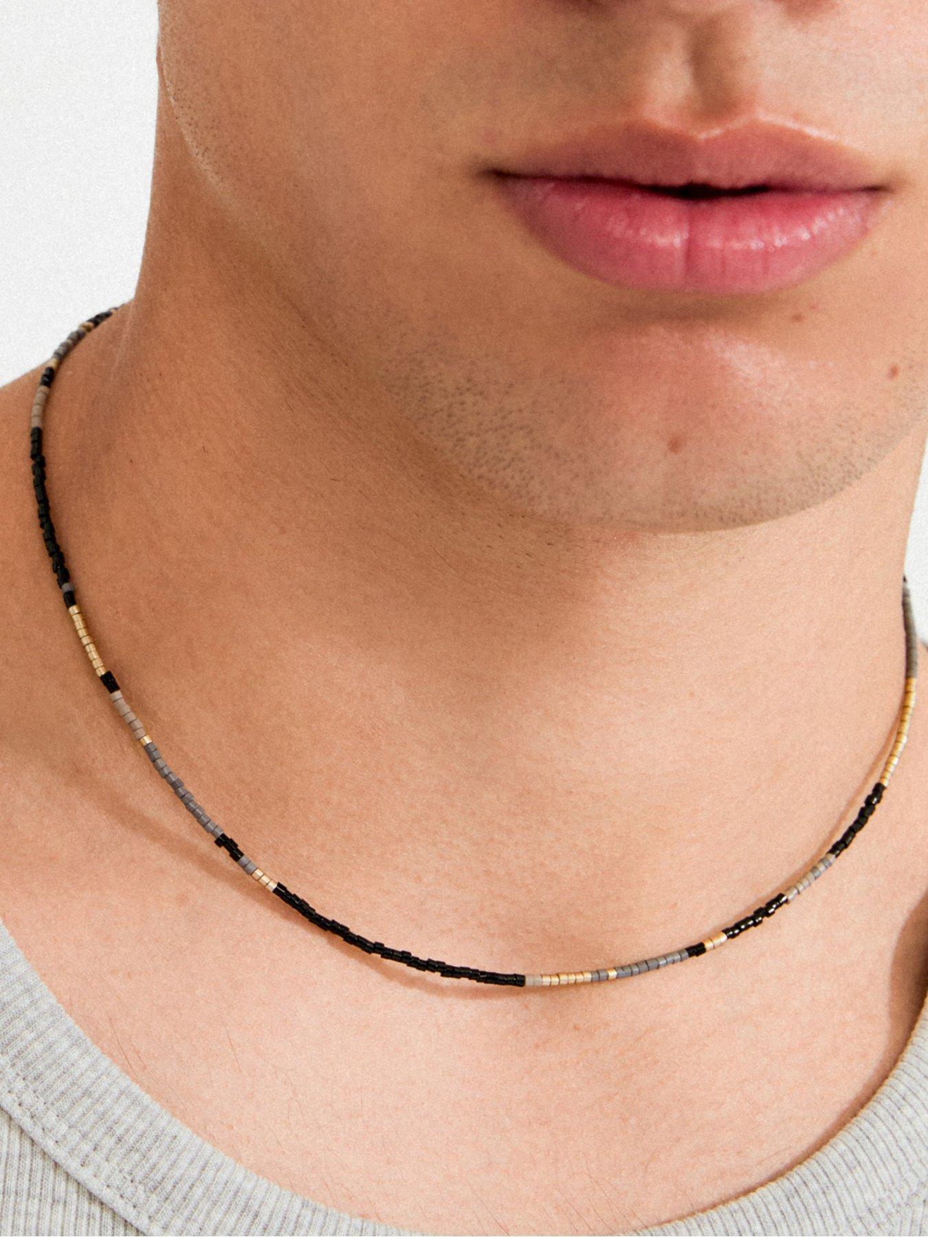 Image 4 of 5 of Pilgrim ALISON necklace black, gold-plated