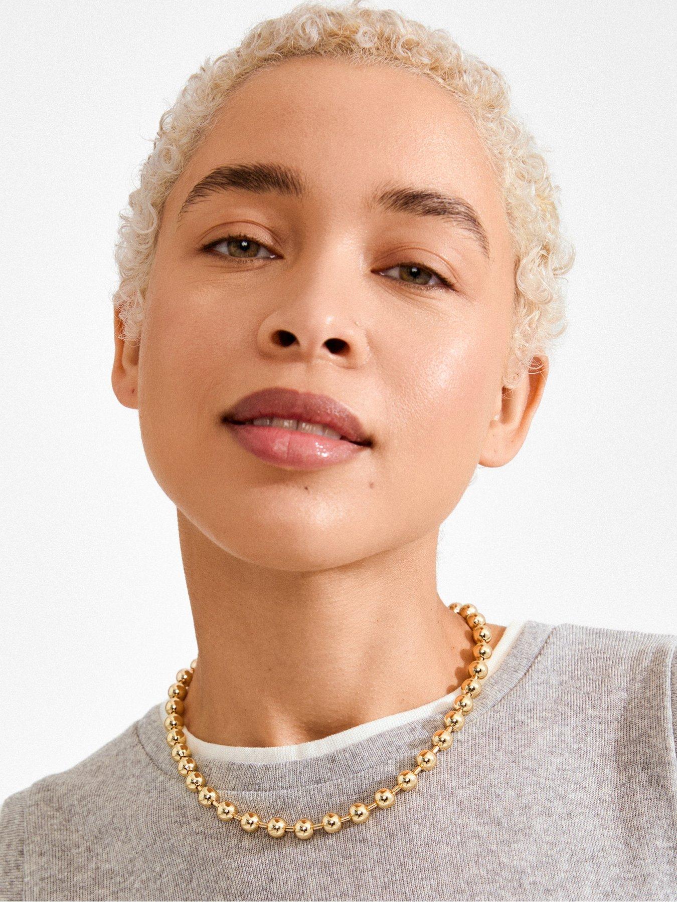 Image 2 of 4 of Pilgrim AIR necklace gold-plated