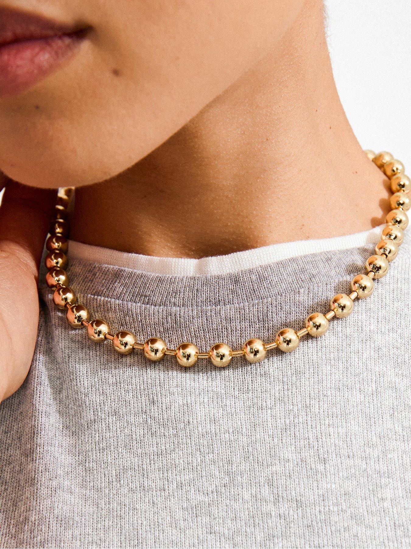 Image 3 of 4 of Pilgrim AIR necklace gold-plated