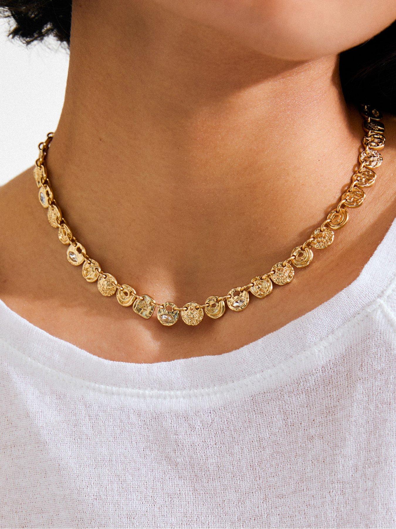 Image 3 of 6 of Pilgrim FIRE necklace gold-plated