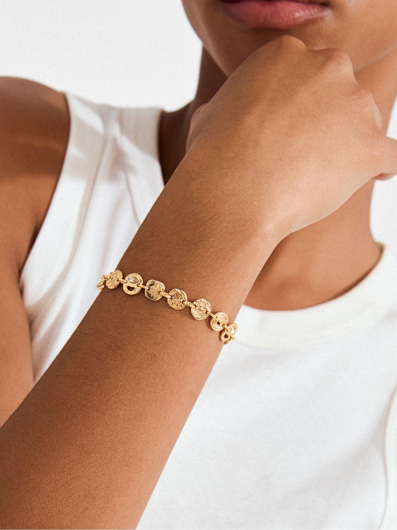 pilgrim-fire-bracelet-gold-platedoutfit