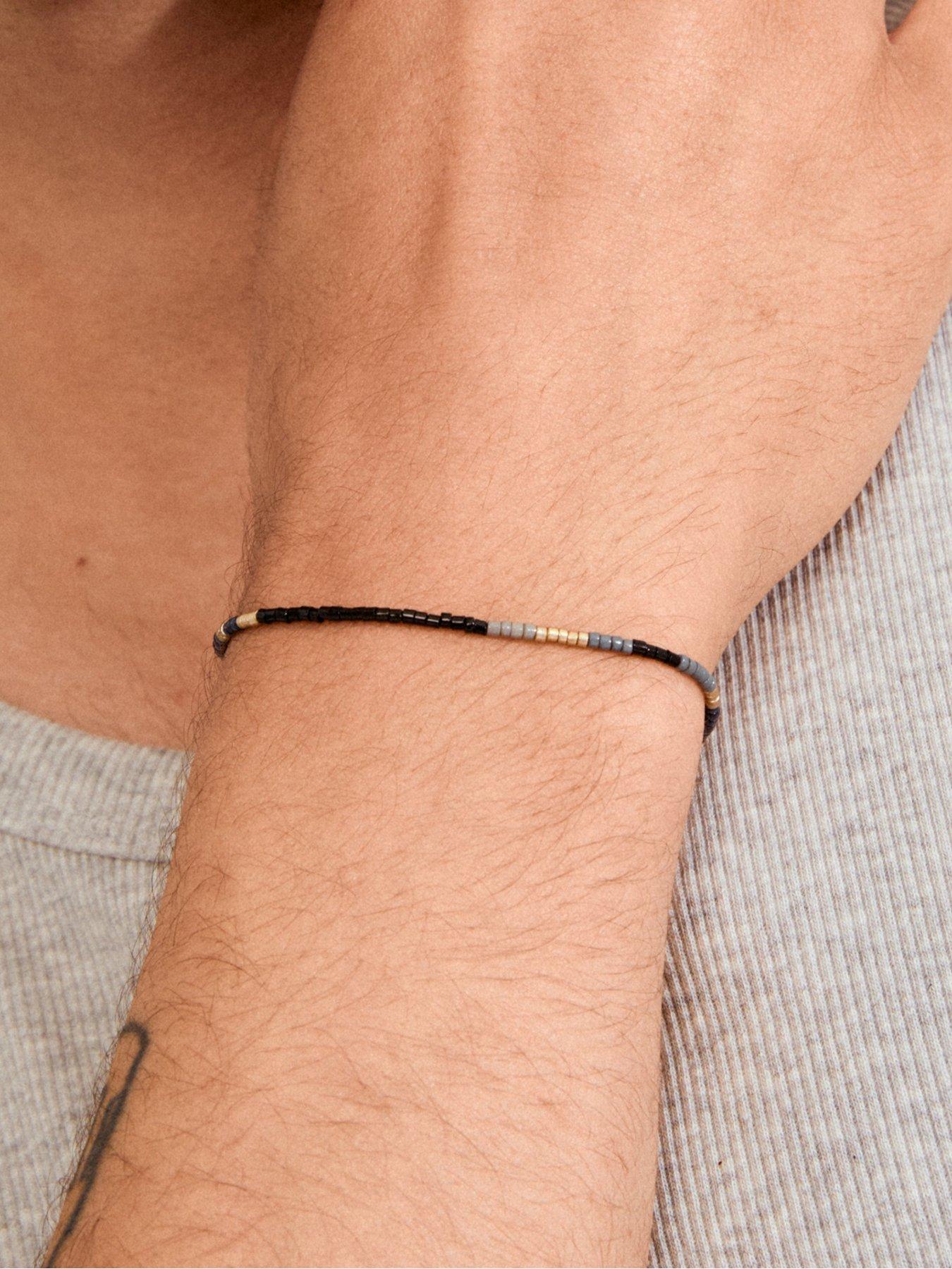 Image 2 of 6 of Pilgrim ALISON bracelet black, gold-plated