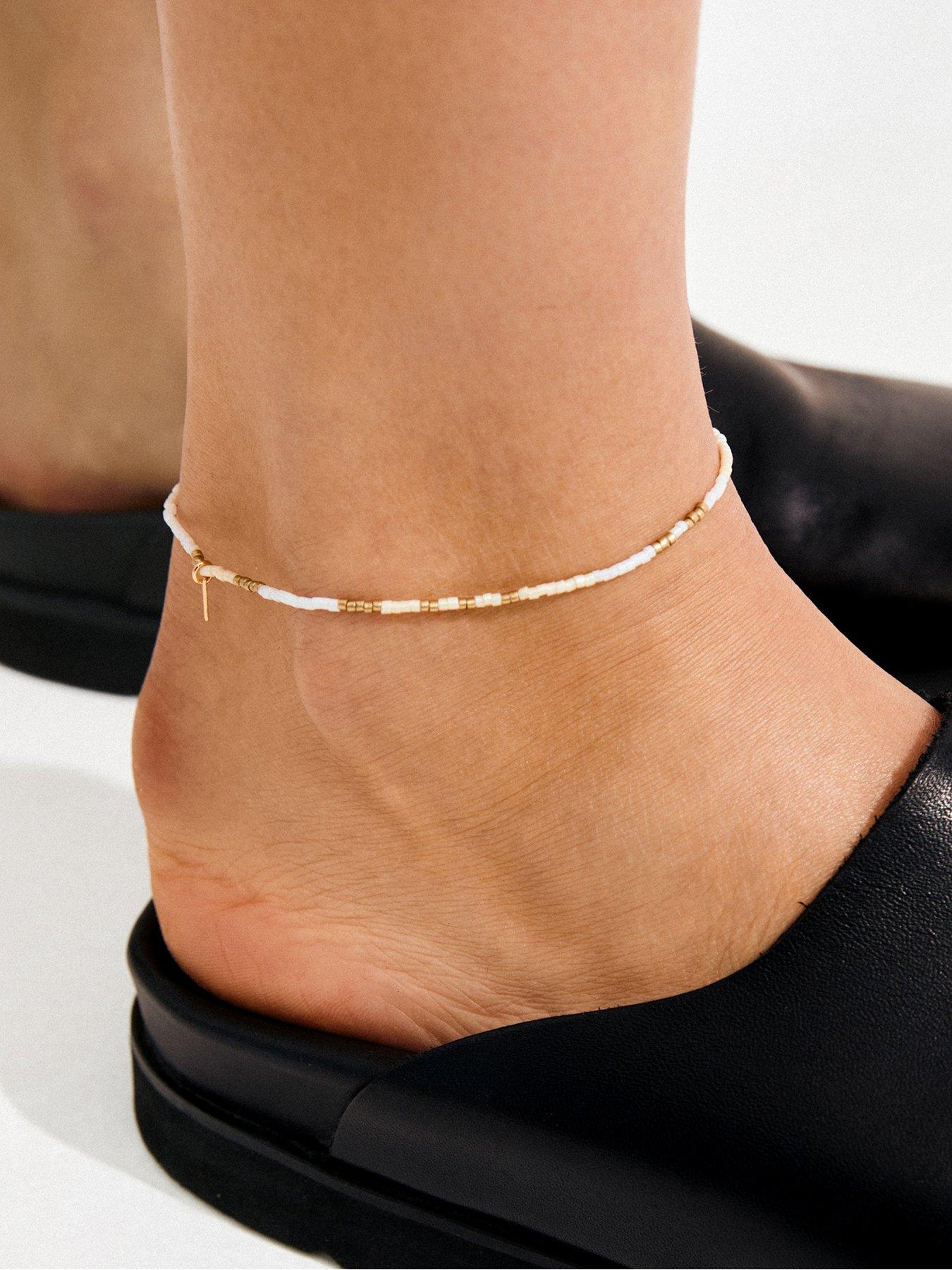 pilgrim-alison-ankle-chain-white-gold-platedback