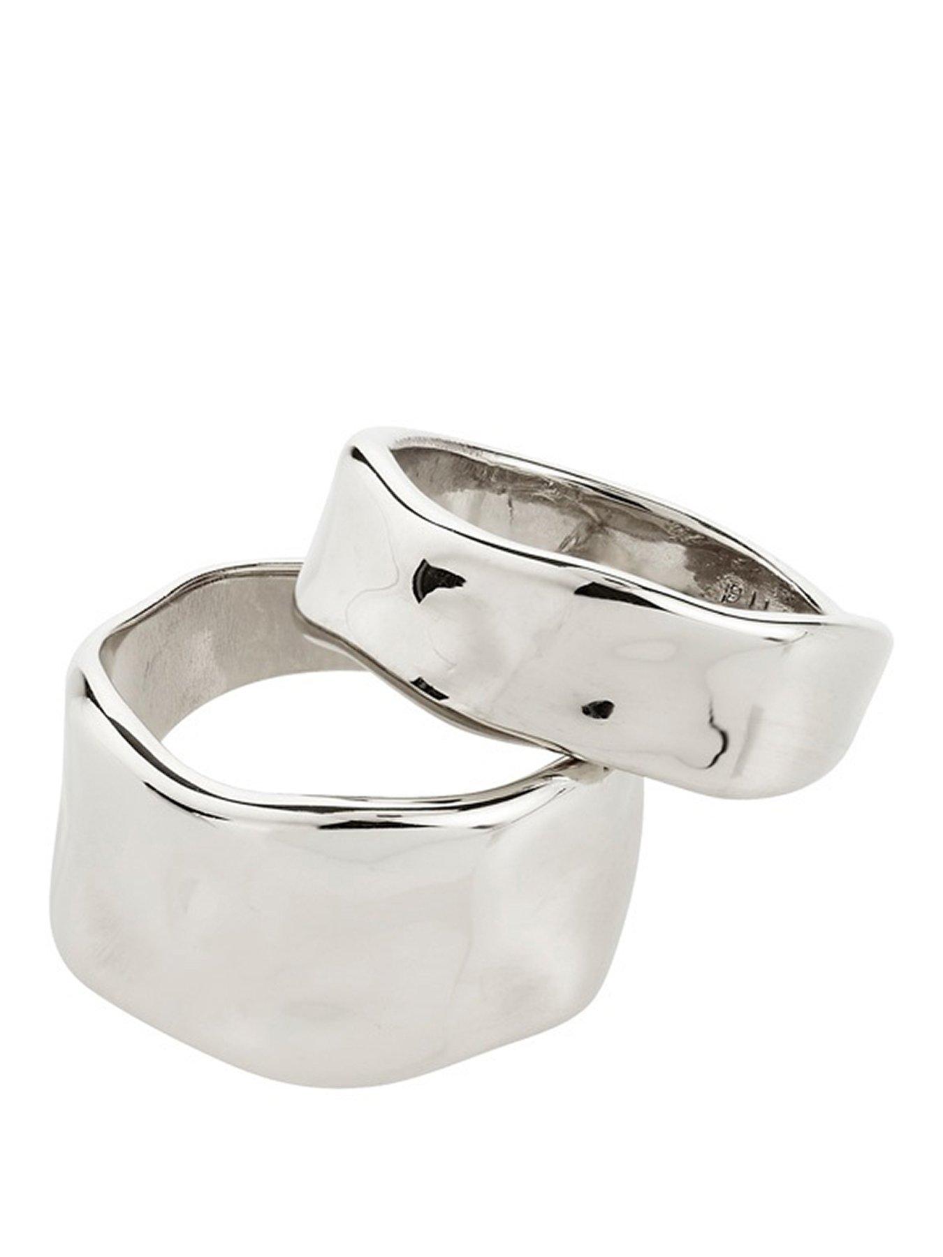 pilgrim-ember-rings-2-in-1-set-silver-plated