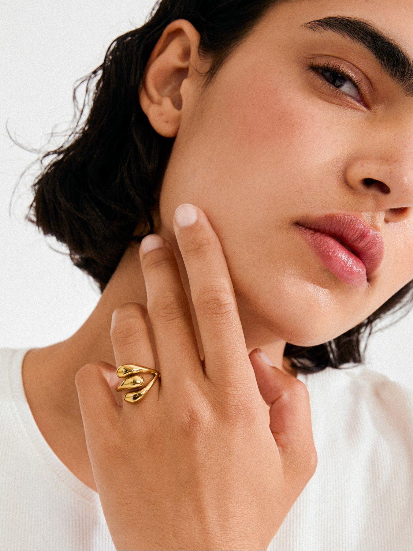 pilgrim-jennings-ring-gold-platedoutfit