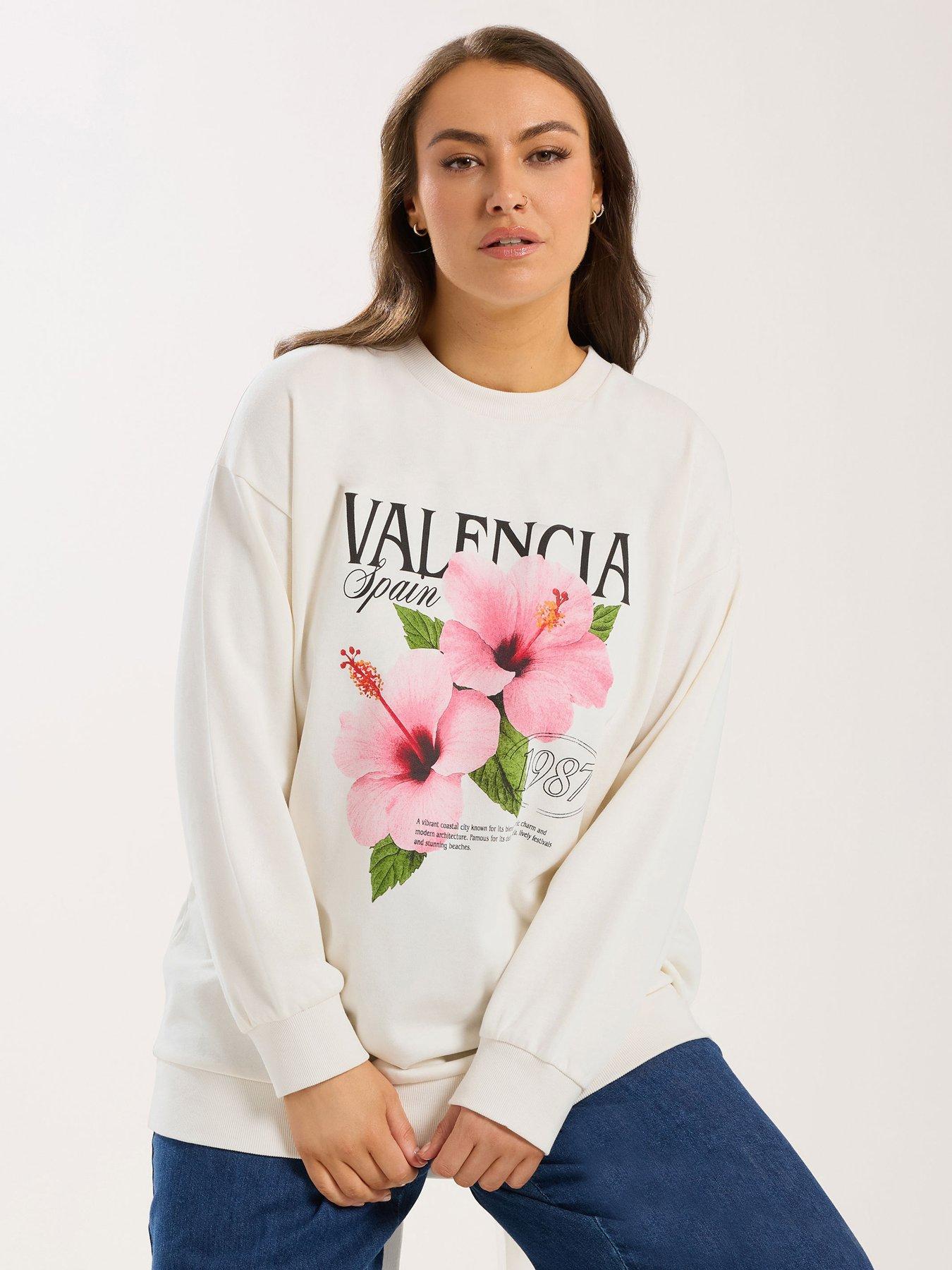 Image 1 of 5 of Yours Curve Valencia Sweatshirt