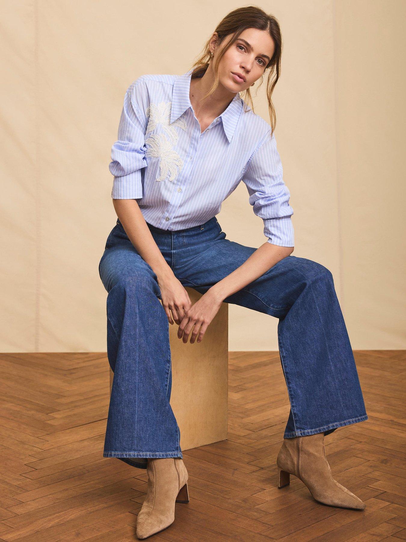 mint-velvet-stripe-embroidered-shirt-blueoutfit