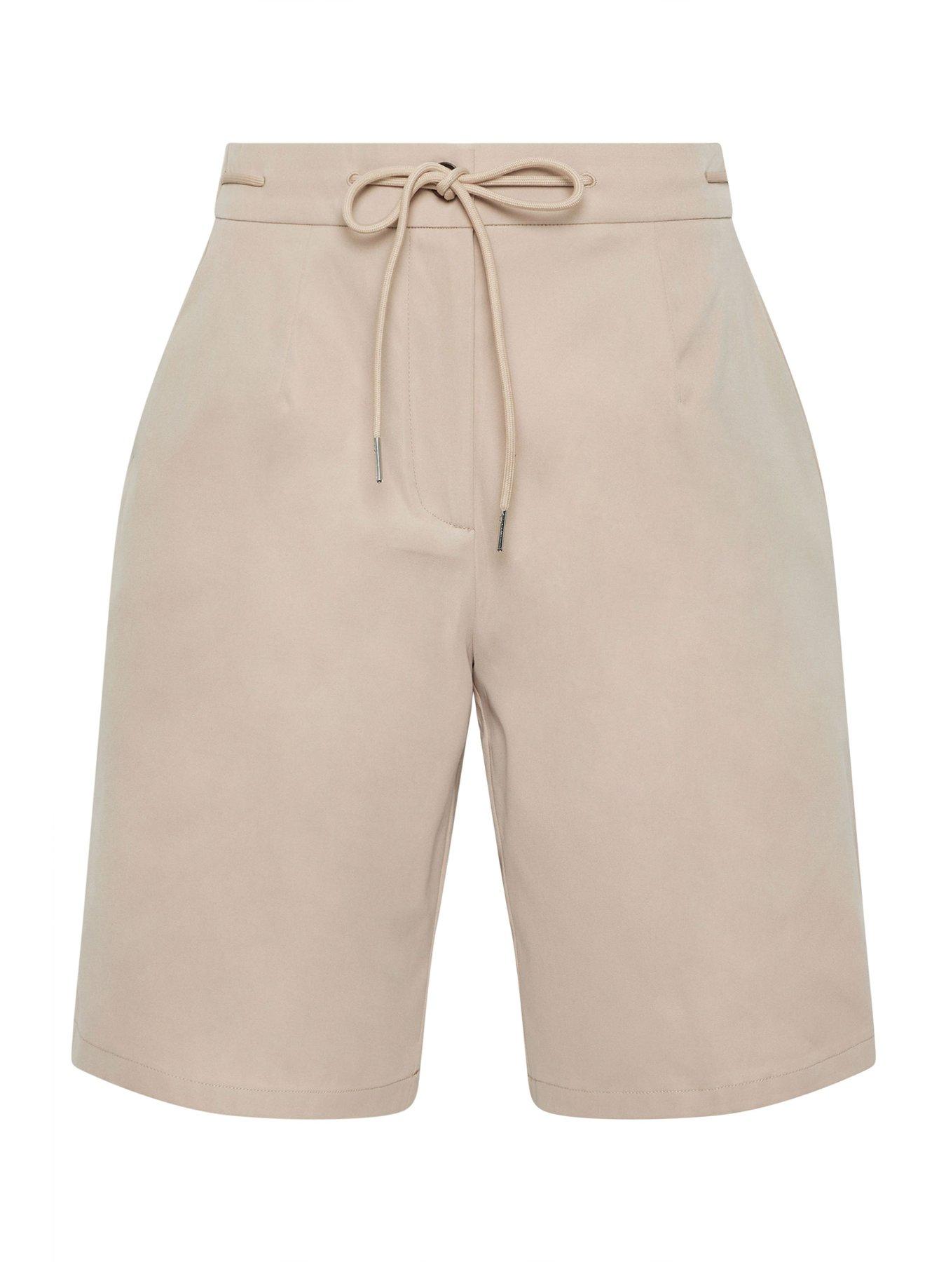 Image 5 of 5 of PixieGirl Petite Drawstring Jorts - Cream