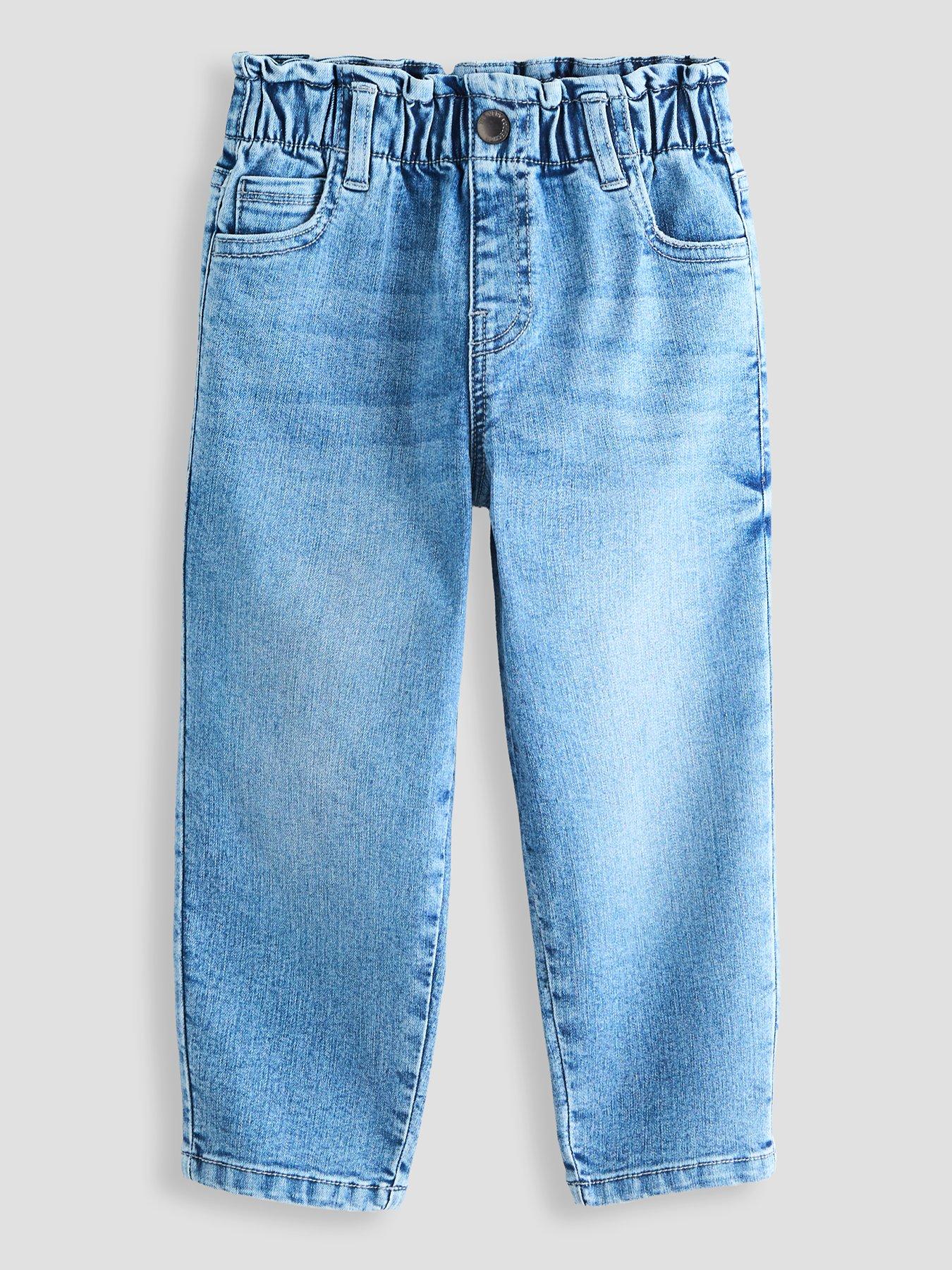 The Very Collection Girls Mom Jeans - Mid Wash