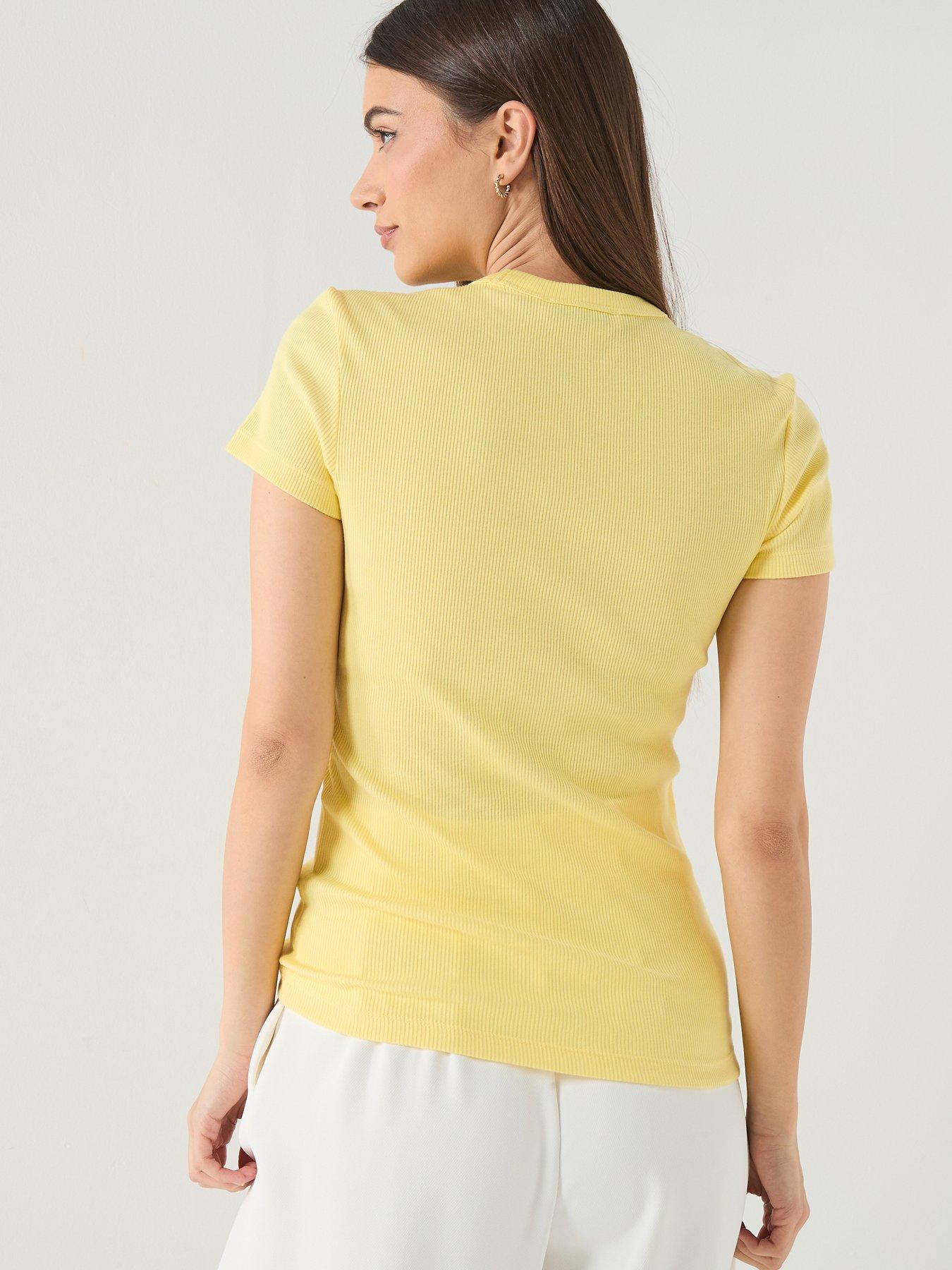 lacoste-logo-t-shirt-yellowstillFront
