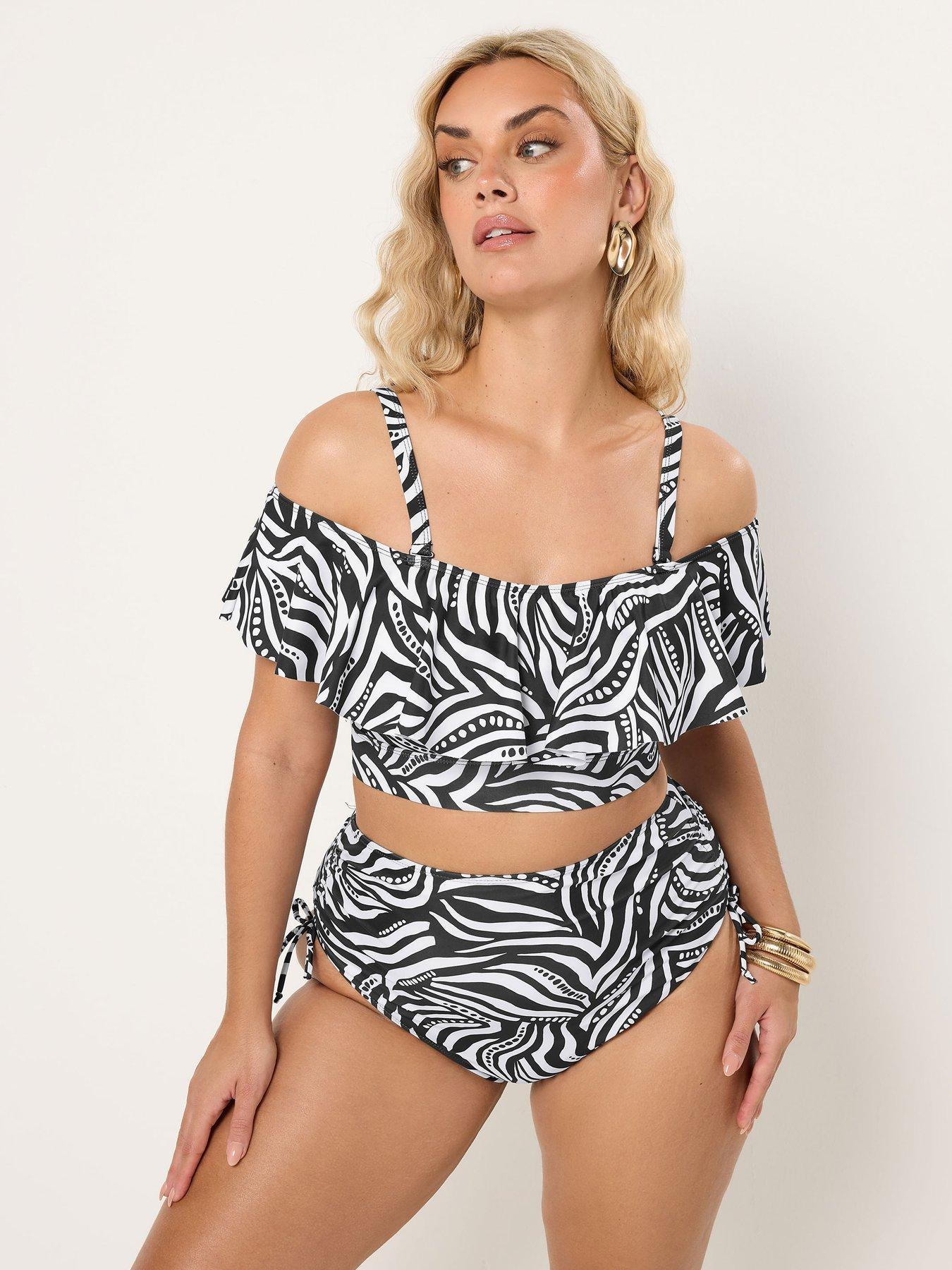 yours-curve-bardot-frill-bikini-topoutfit