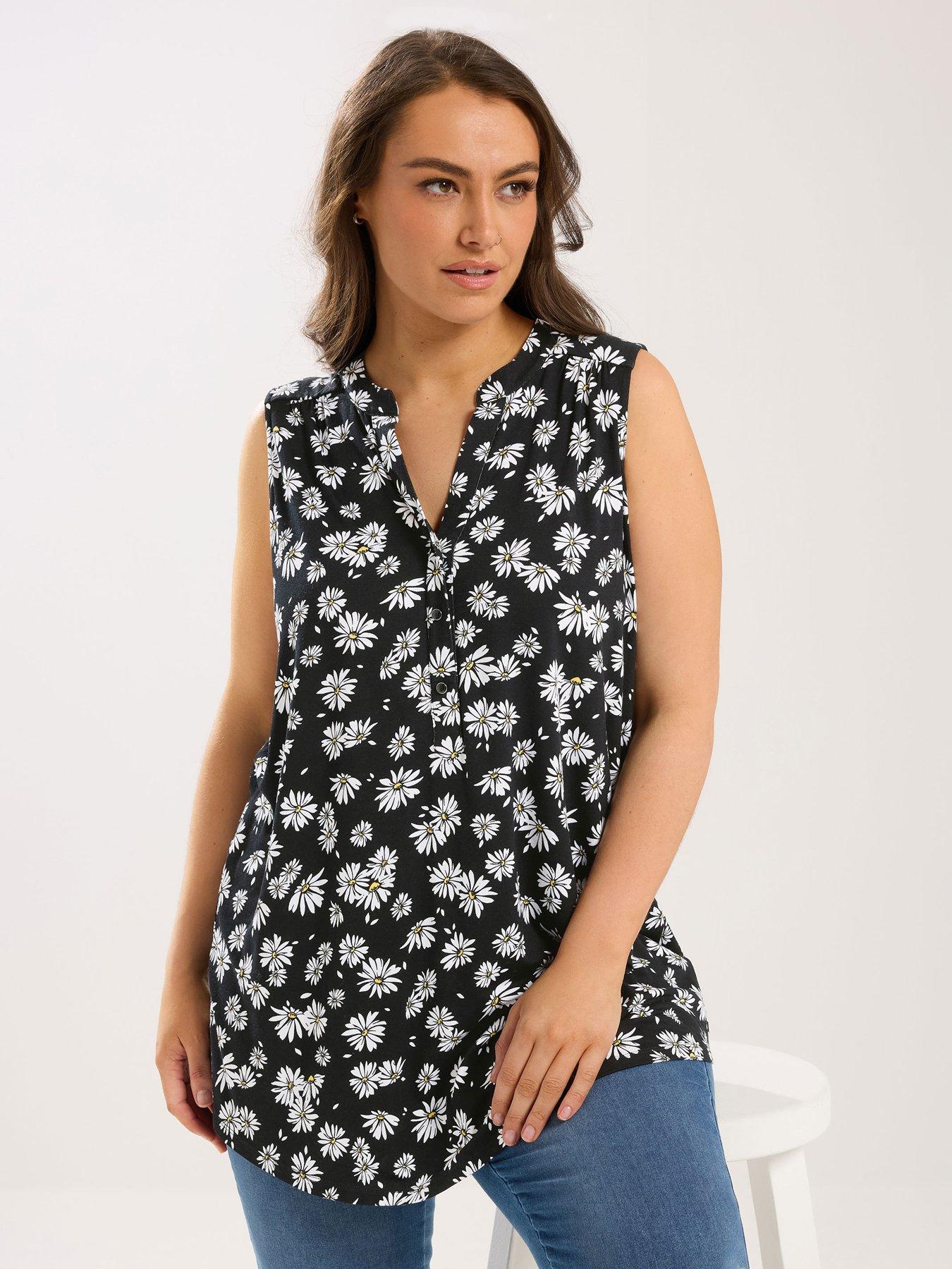 yours-curve-sleeveless-blousefront