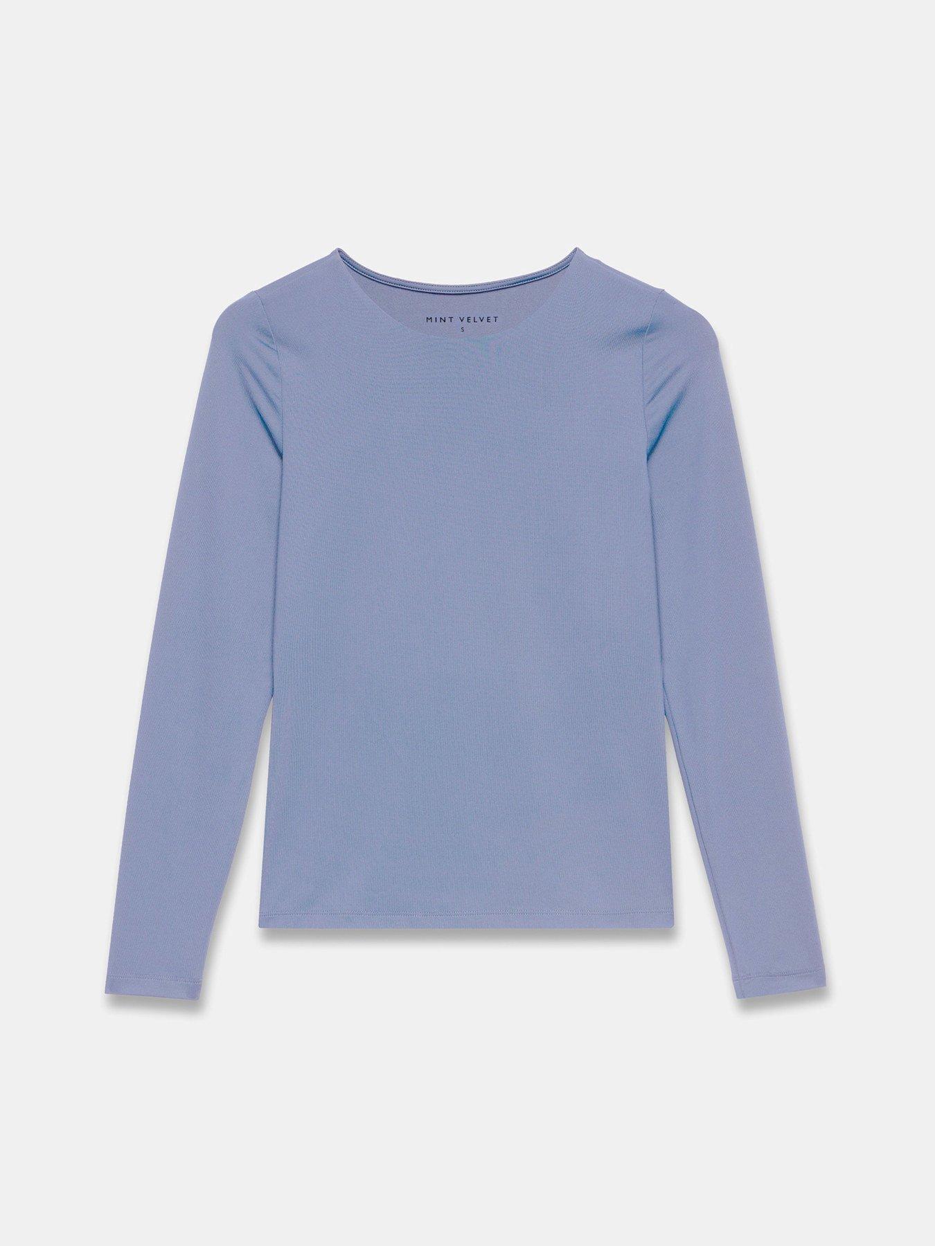 mint-velvet-layering-crew-neck-top-bluestillFront